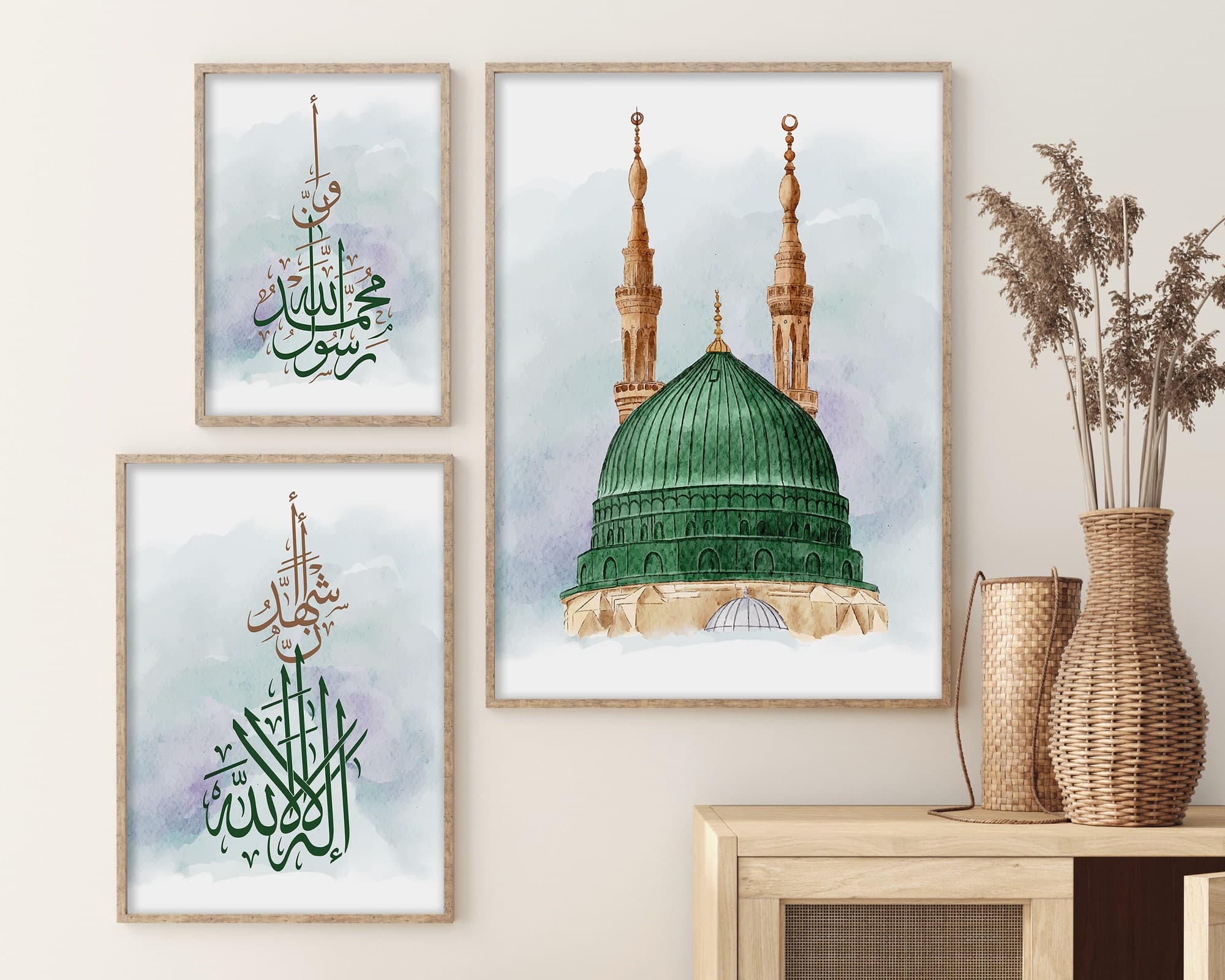 Transform your home with printable digital Islamic wall art from our Etsy shop. Instantly download unique designs that bring spirituality and aesthetics together, enhancing your space effortlessly.
