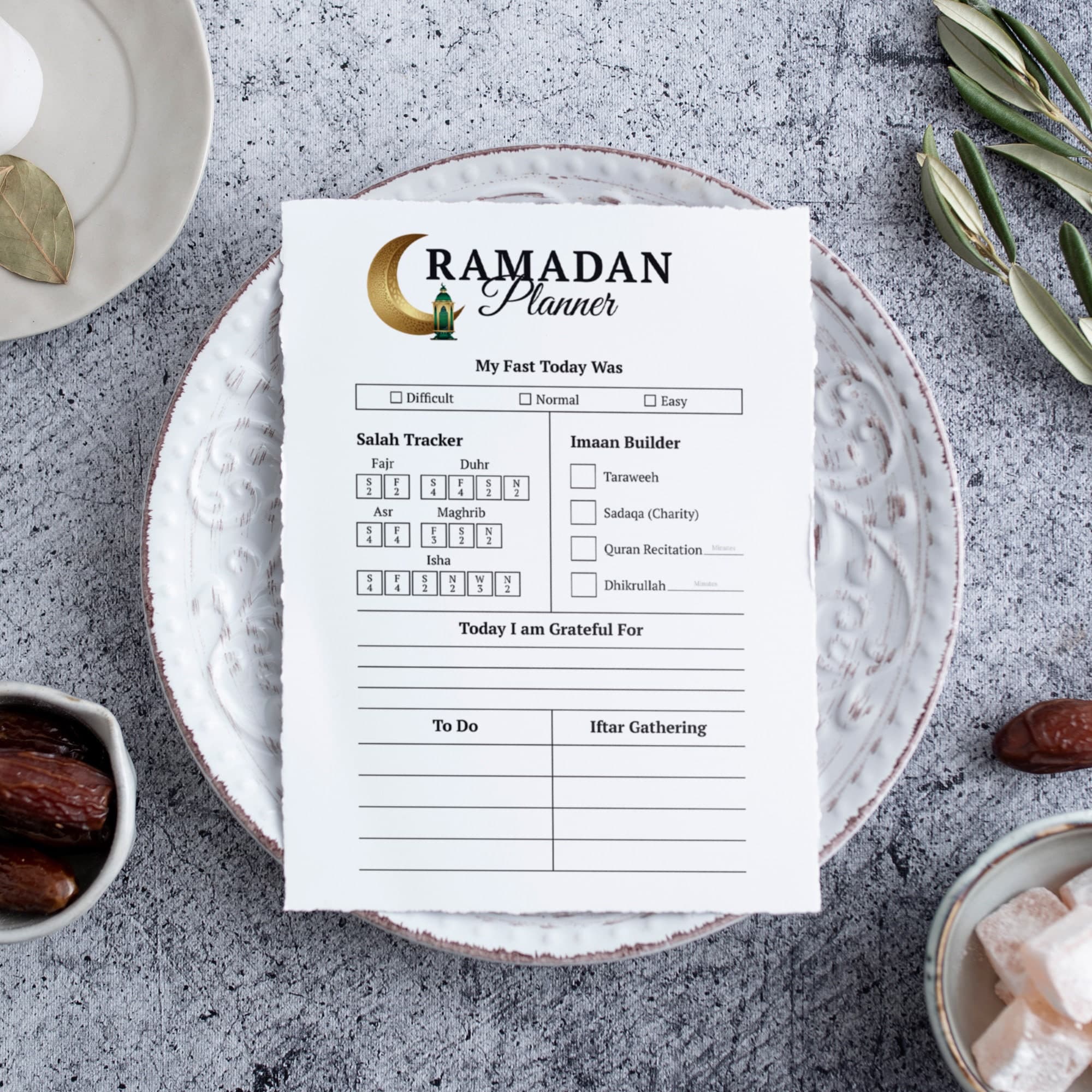 Enhance your Ramadan journey with our Etsy digital planner! This downloadable gem features customizable templates for daily tasks, spiritual growth, and reflections. Download now for an organized and fulfilling month ahead!