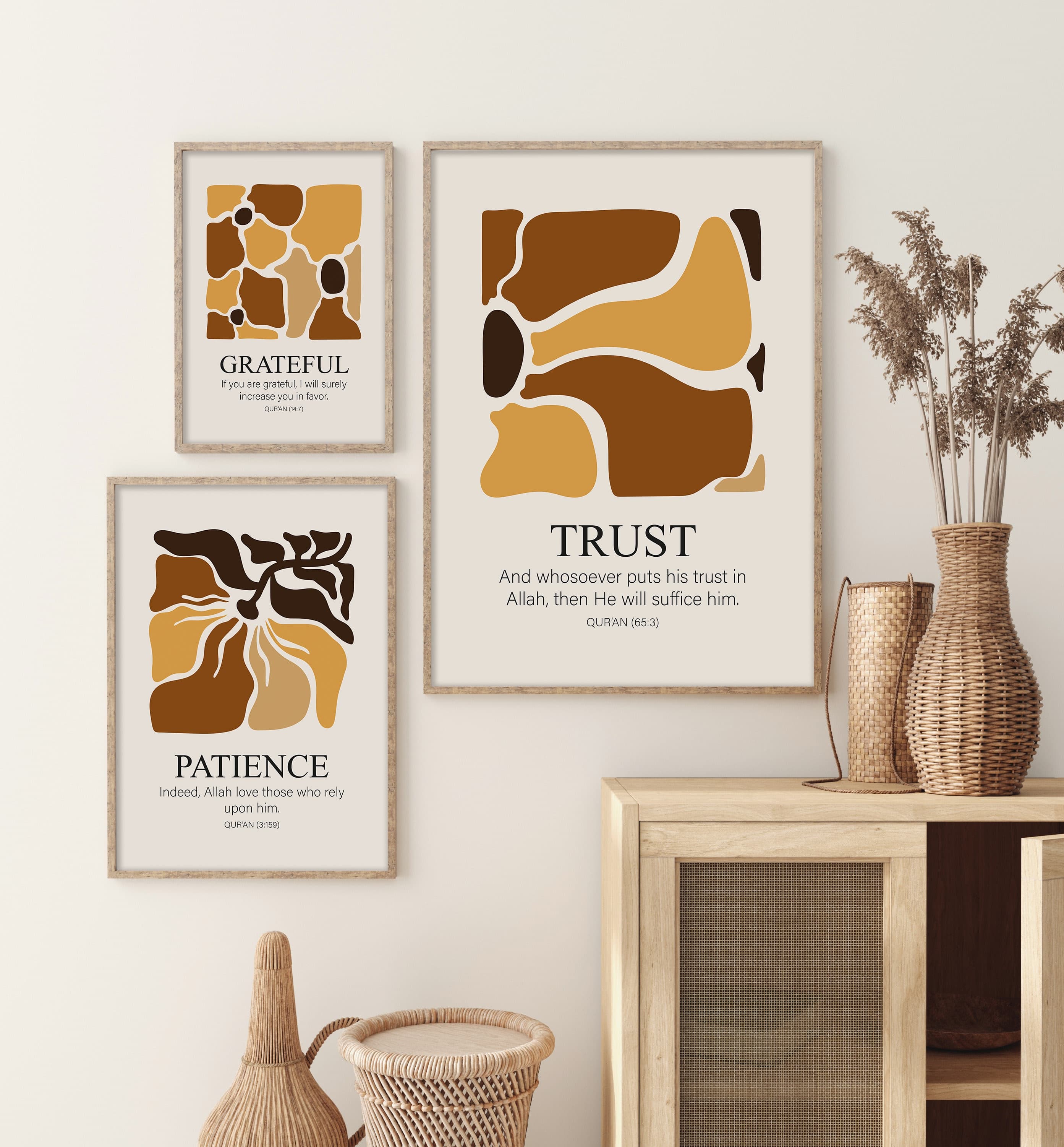 Step into a world of elegance with our Etsy-exclusive Islamic printable art. Modern designs rooted in tradition bring sophistication to your space. Elevate your home decor instantly!