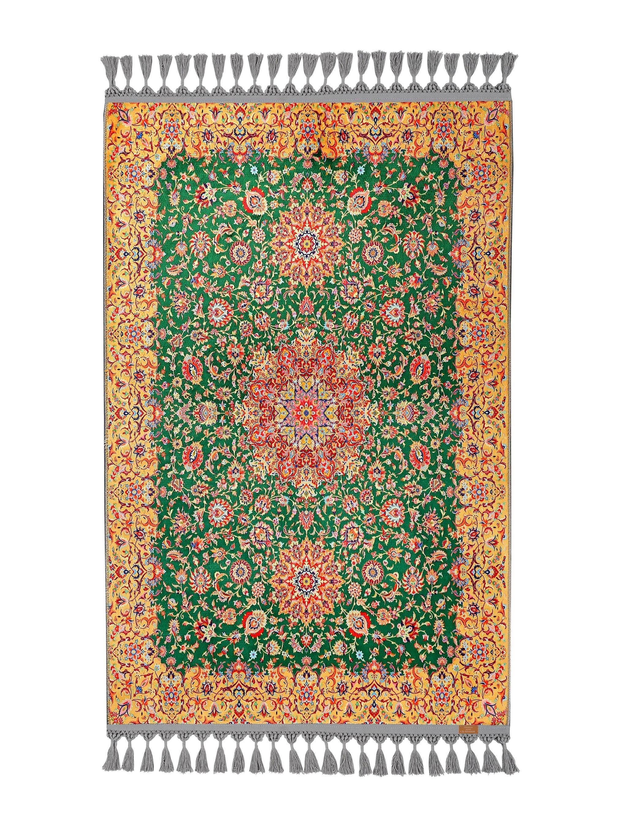 Prayer Mat & Turkish Prayer Rug: Soft Silky Personalized Muslim Gift Custom Islam