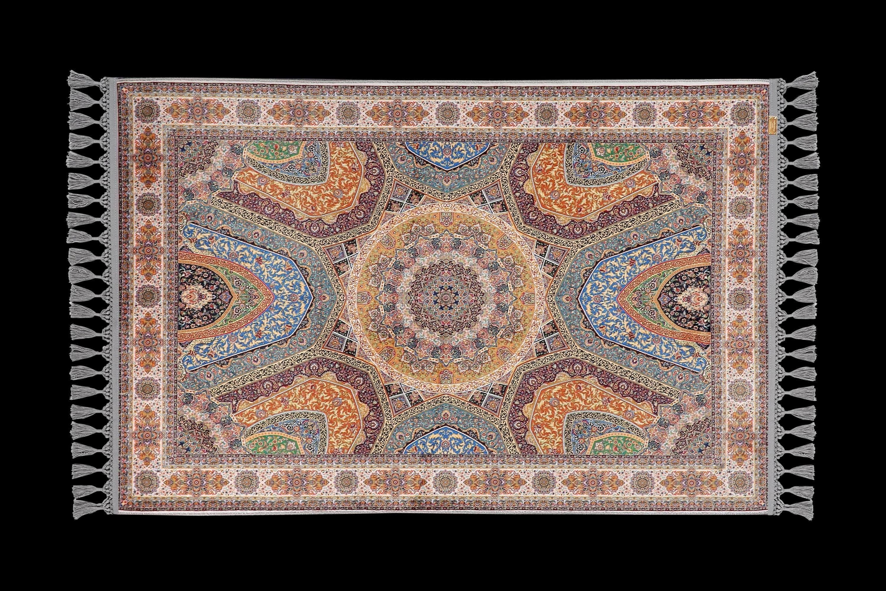 Prayer Mat & Persian Prayer Rug: Soft Silky Arabian Carpet Turkish Islamic Gift - image 3