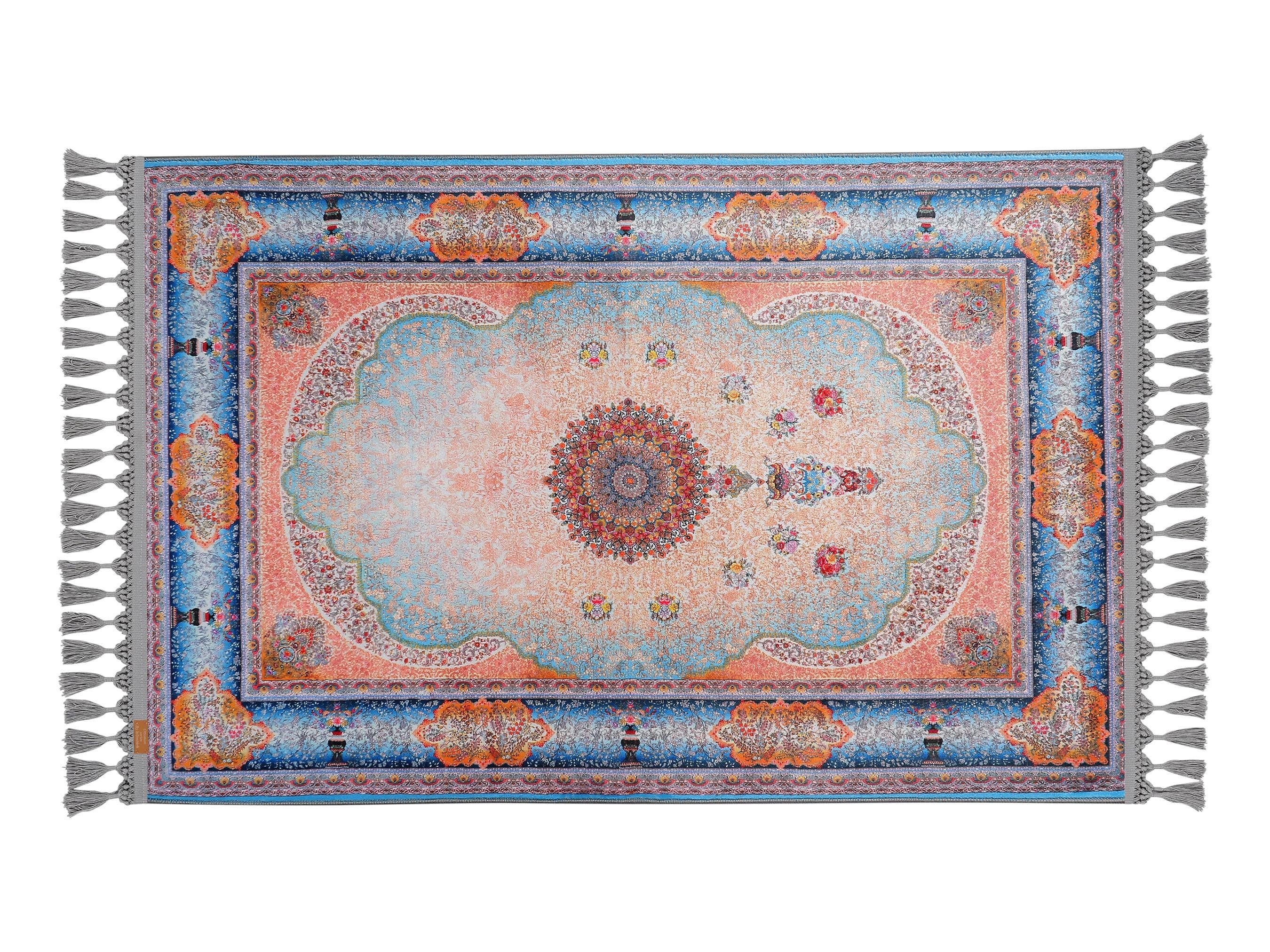 Prayer Mat & Blue Prayer Rug: Soft Silky Personalized Muslim Gift For Her Custom - image 3