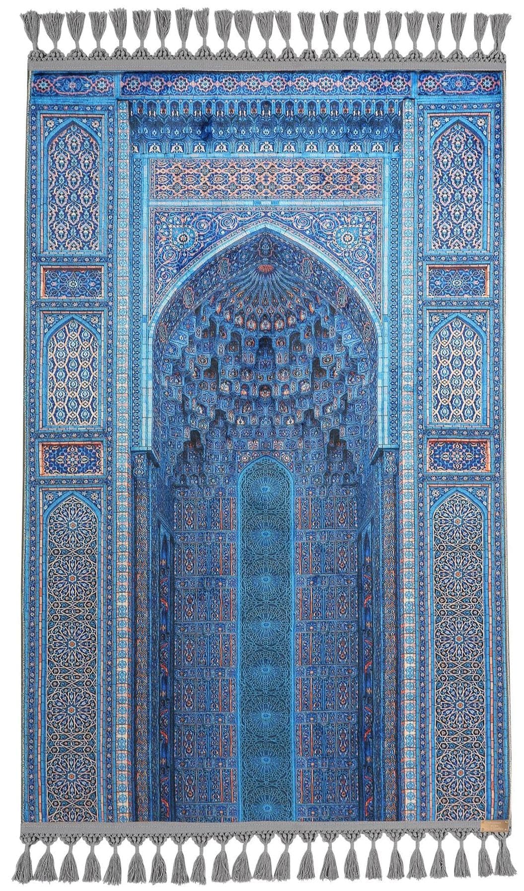 Personalised Prayer Mat - Silky Ultra Soft - Prayer Rug - Islamic gift - Gebetsteppich - Muslim gifts - image 4