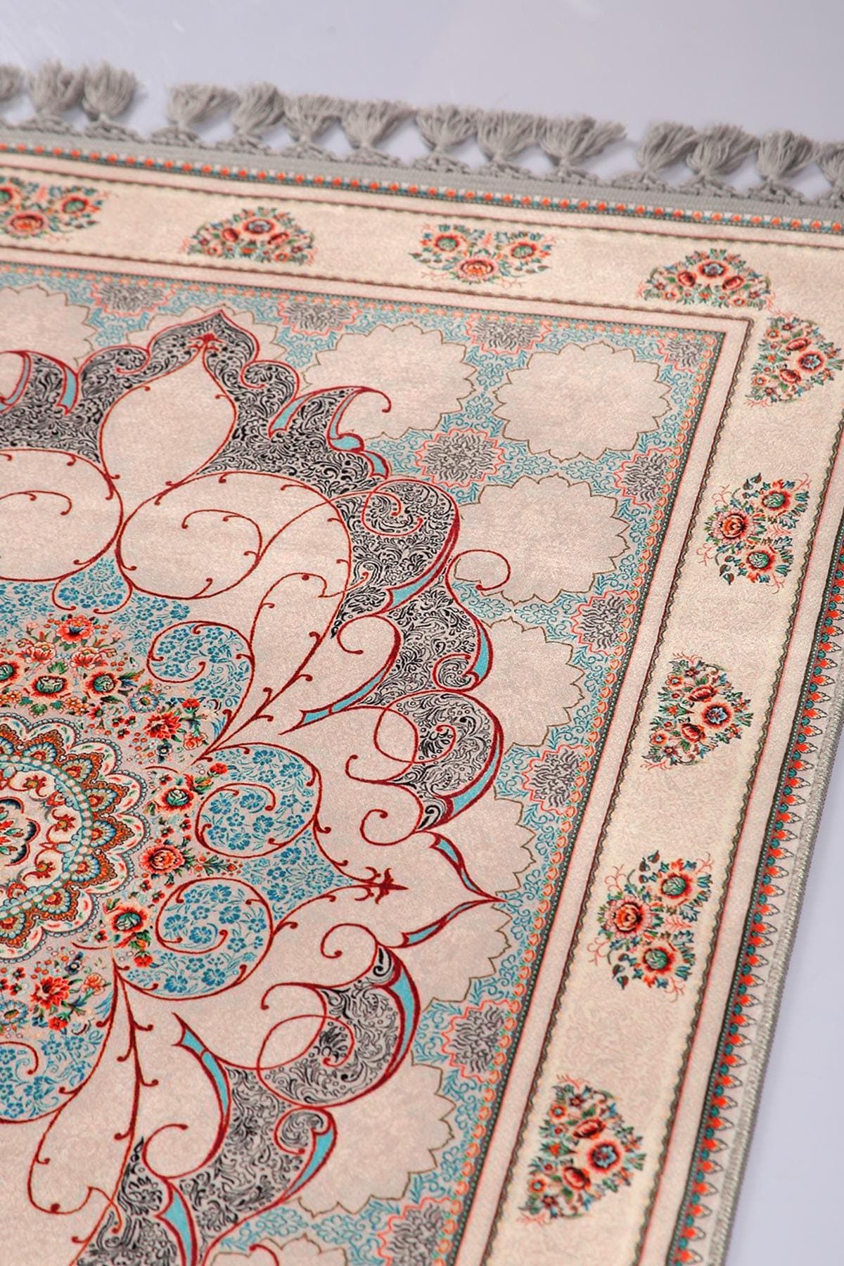 Prayer Mat | Traditional Turkish Prayer Rug | Soft Silky Surface | Custom Islamic Gift - image 5
