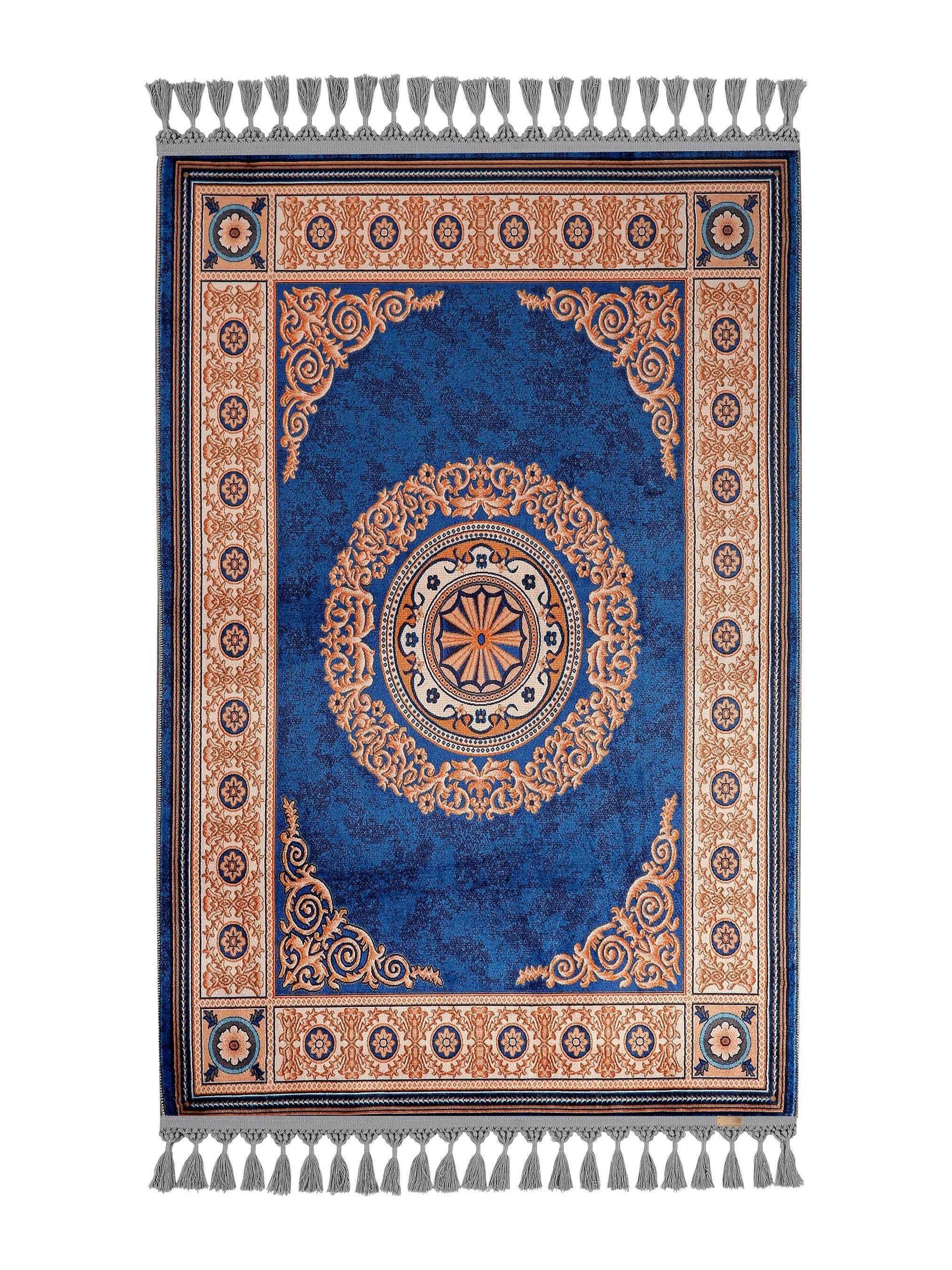 Prayer Rug | Luxury Turkish Bamboo Silk Touch | Personalized Prayer Mat | Islamic Gift