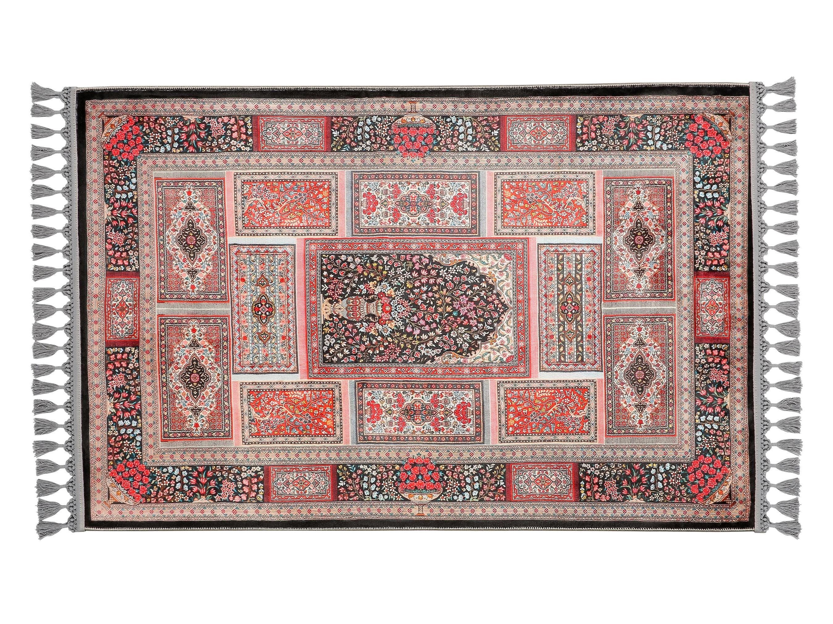 Prayer Mat & Patchwork Prayer Rug: Soft Silky Personalized Muslim Gift Custom Islam - image 3