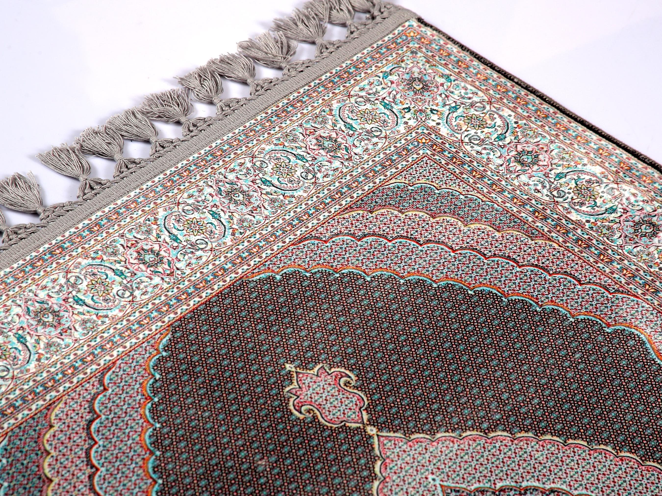 Prayer Mat | Soft Silky Surface | Persian Prayer Rug | Gebetsteppich | Personalized Islamic Gift - image 4