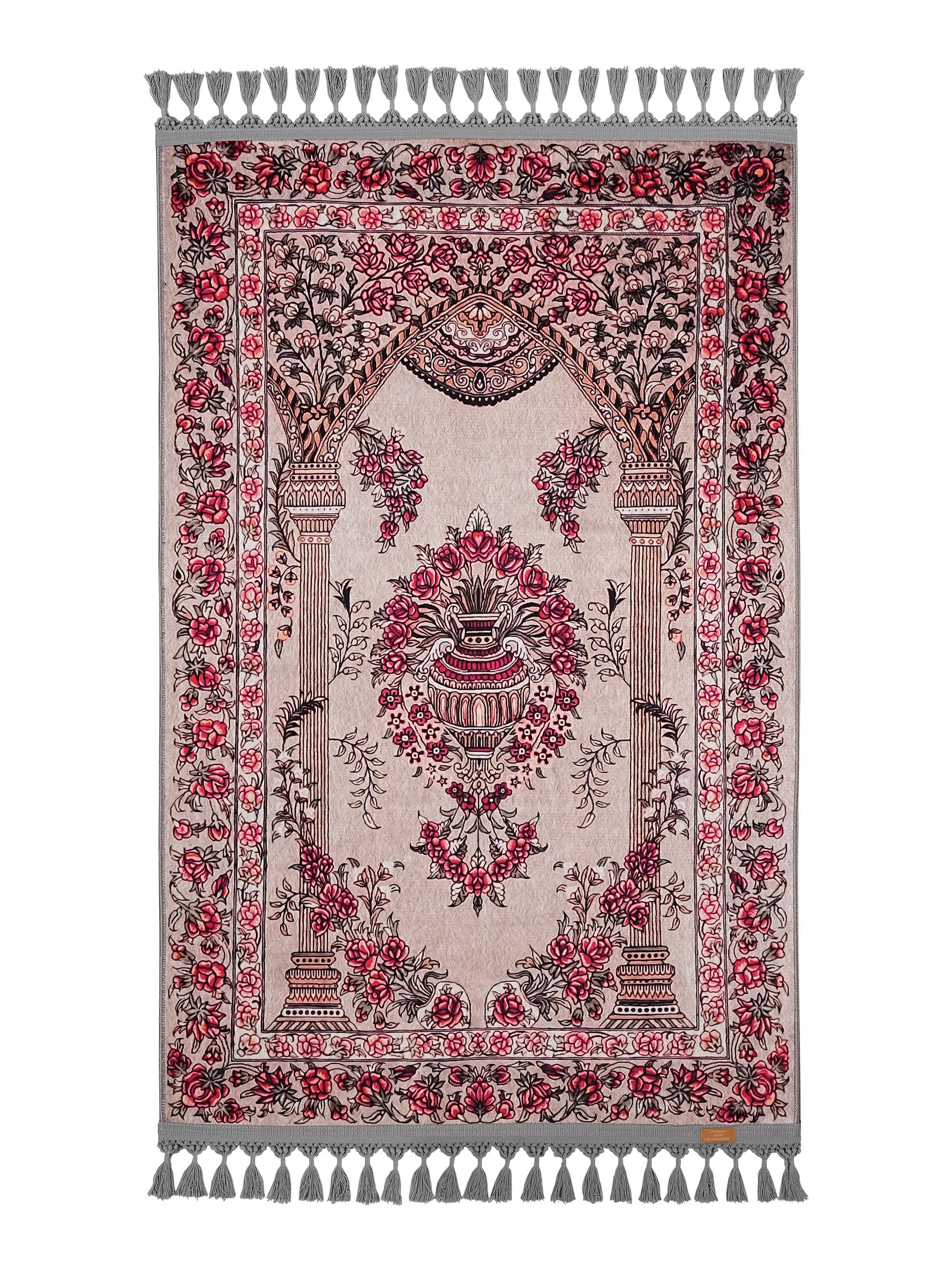 Prayer Rug Muslim Prayer Mat Soft Silky Turkish Gebetsteppich Islamic Gift Janamaz Carpet Rugs
