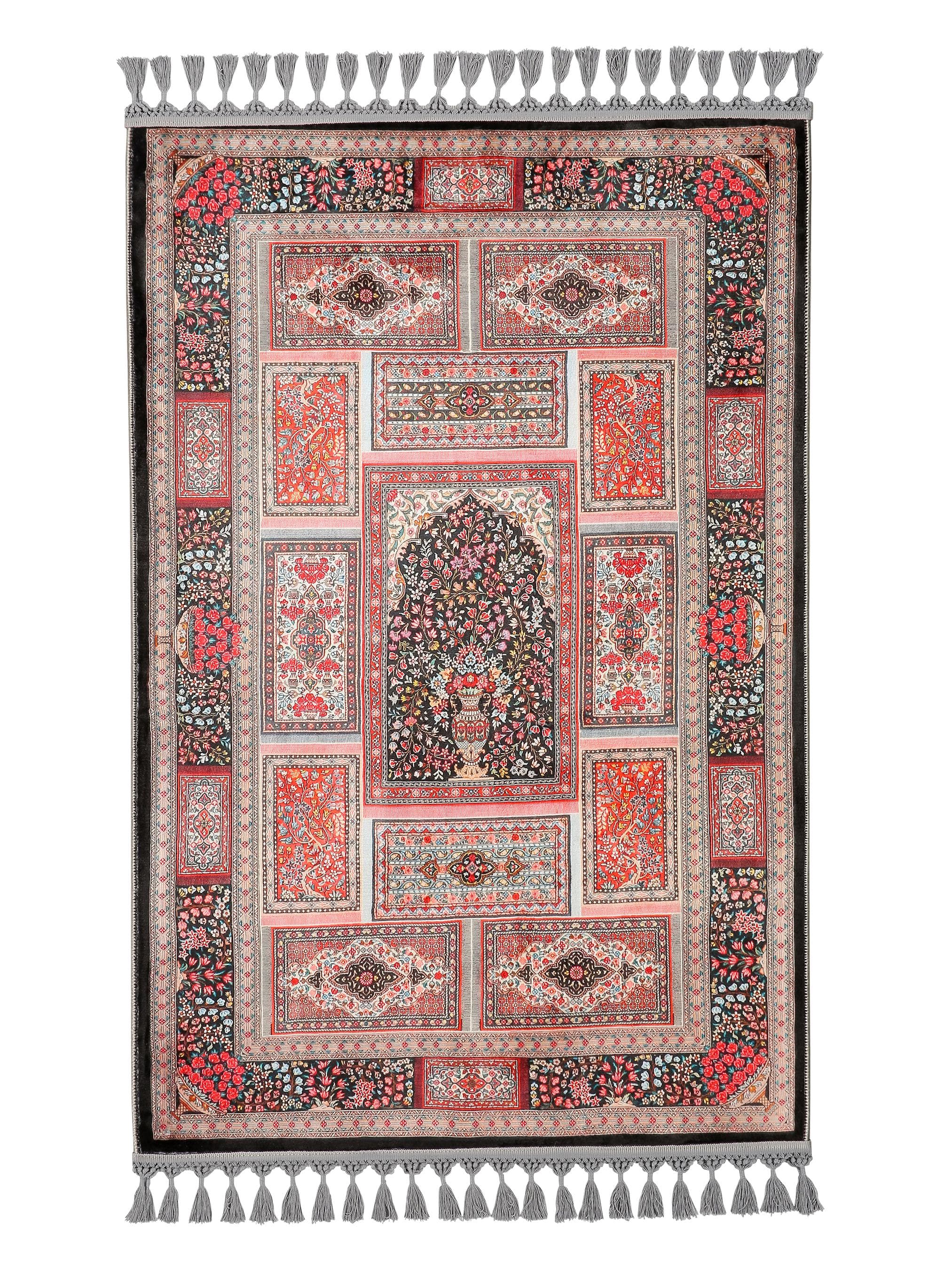 Prayer Mat & Patchwork Prayer Rug: Soft Silky Personalized Muslim Gift Custom Islam