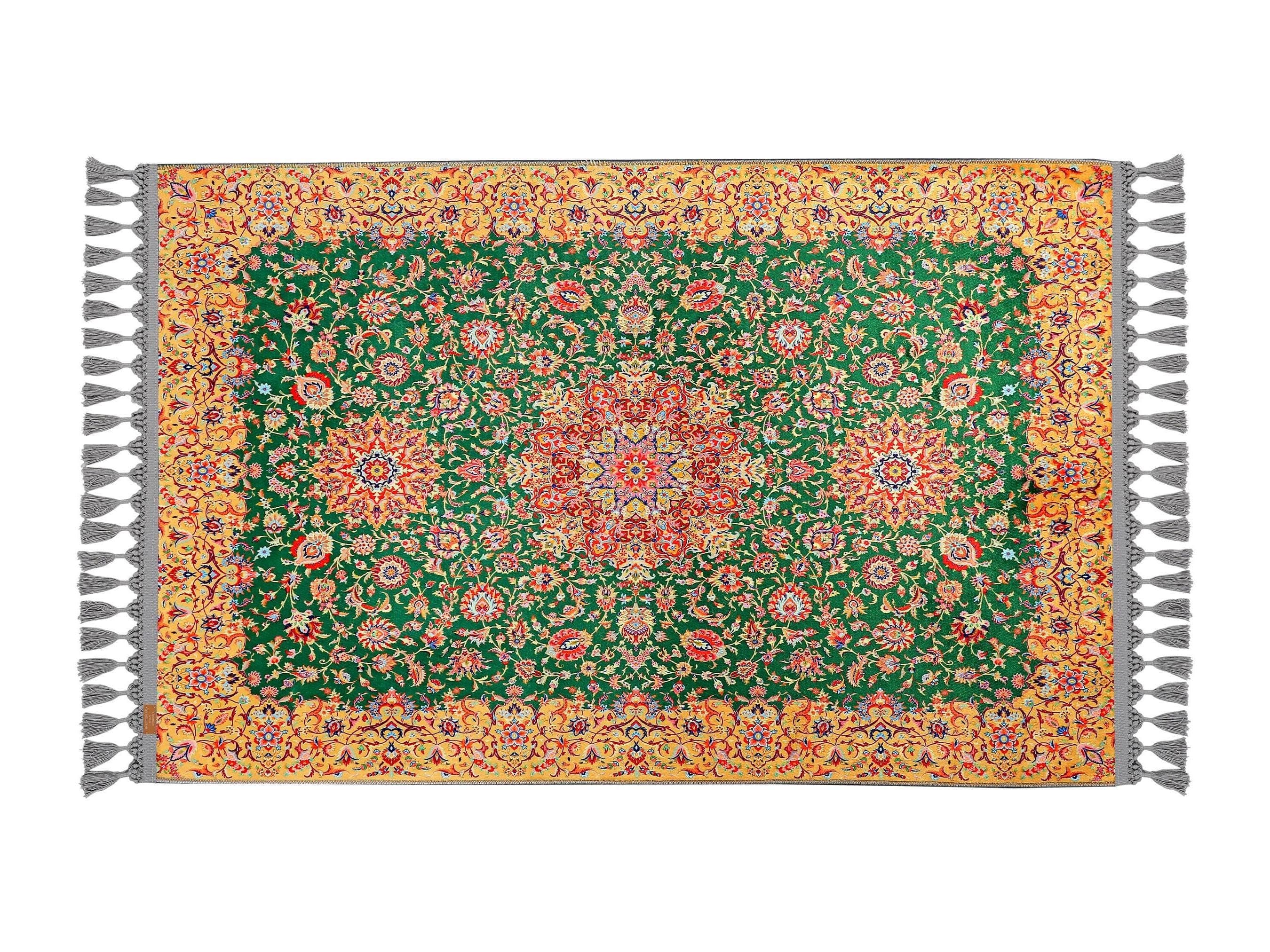 Muslim Prayer Rug in Yellow & Green β Ideal for Bedroom, Living Room, Entry, wall Rug
π Carpet-Style Design β Available in 19 Sizes
π§΅ Pile Surface | Thickness: 7 mm
βοΈ Weight: 1.738 kg/mΒ² β Dense & Durable
πͺ Non-slip Cotton Base β Secure on All Floor Types
π§Ί Machine Washable at 30Β°C | Robot Vacuum Compatible
π¨ Traditional Islamic Carpet Pattern β Vibrant Yellow & Green Tones