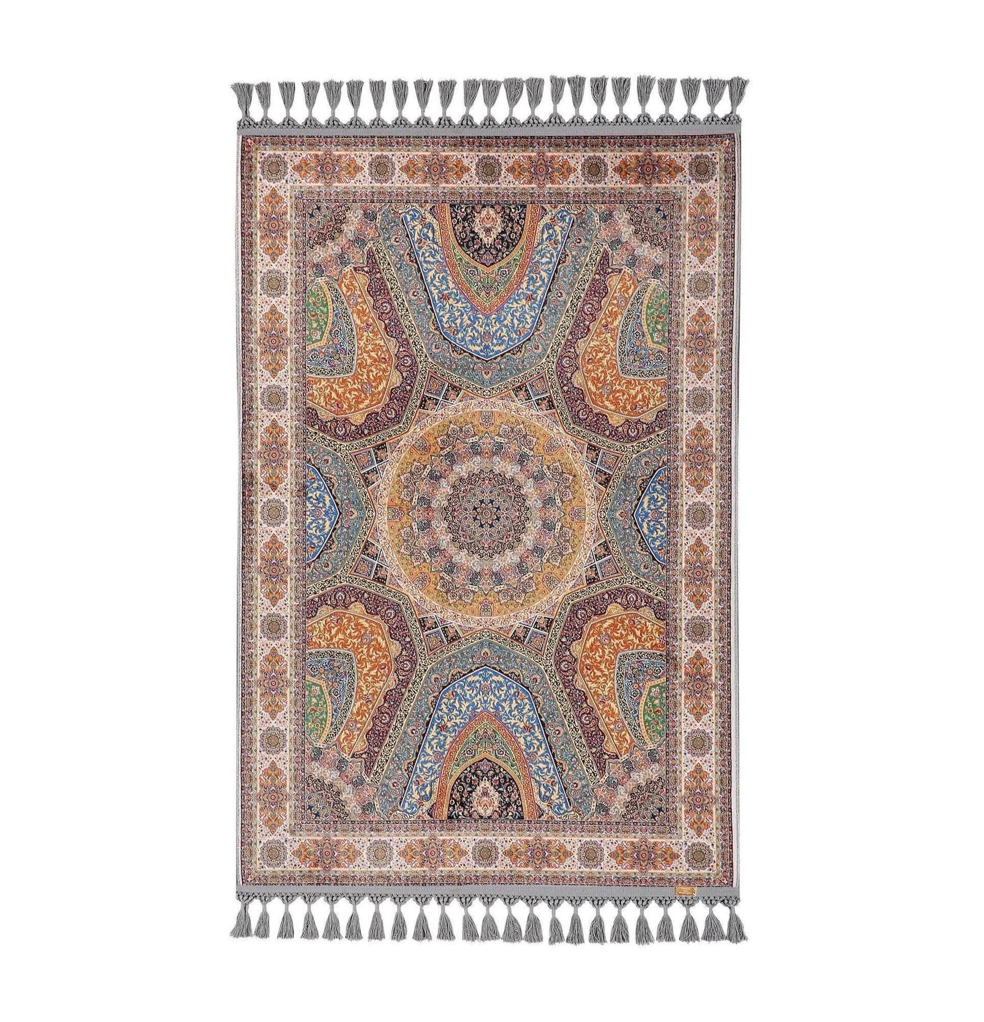 Prayer Mat & Persian Prayer Rug: Soft Silky Arabian Carpet Turkish Islamic Gift