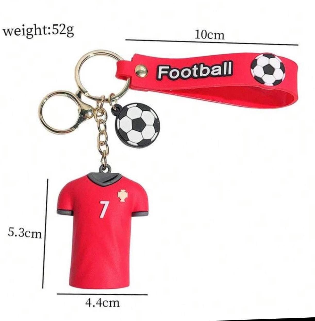 Messi Ronaldo Jersey Keychain - image 4