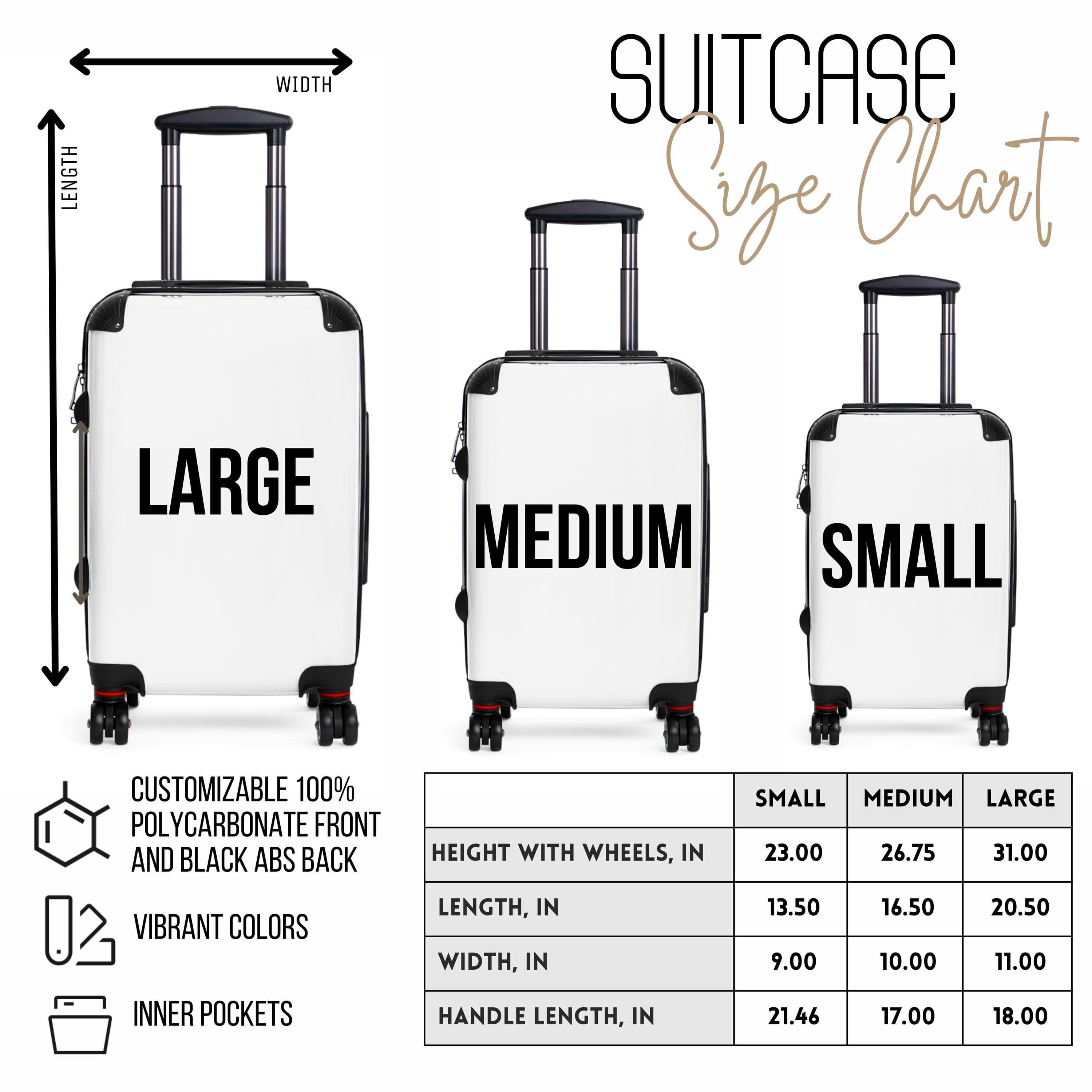 Boho Cartoon Wedding Couple Suitcase: Honeymoon Travel Bag - image 3