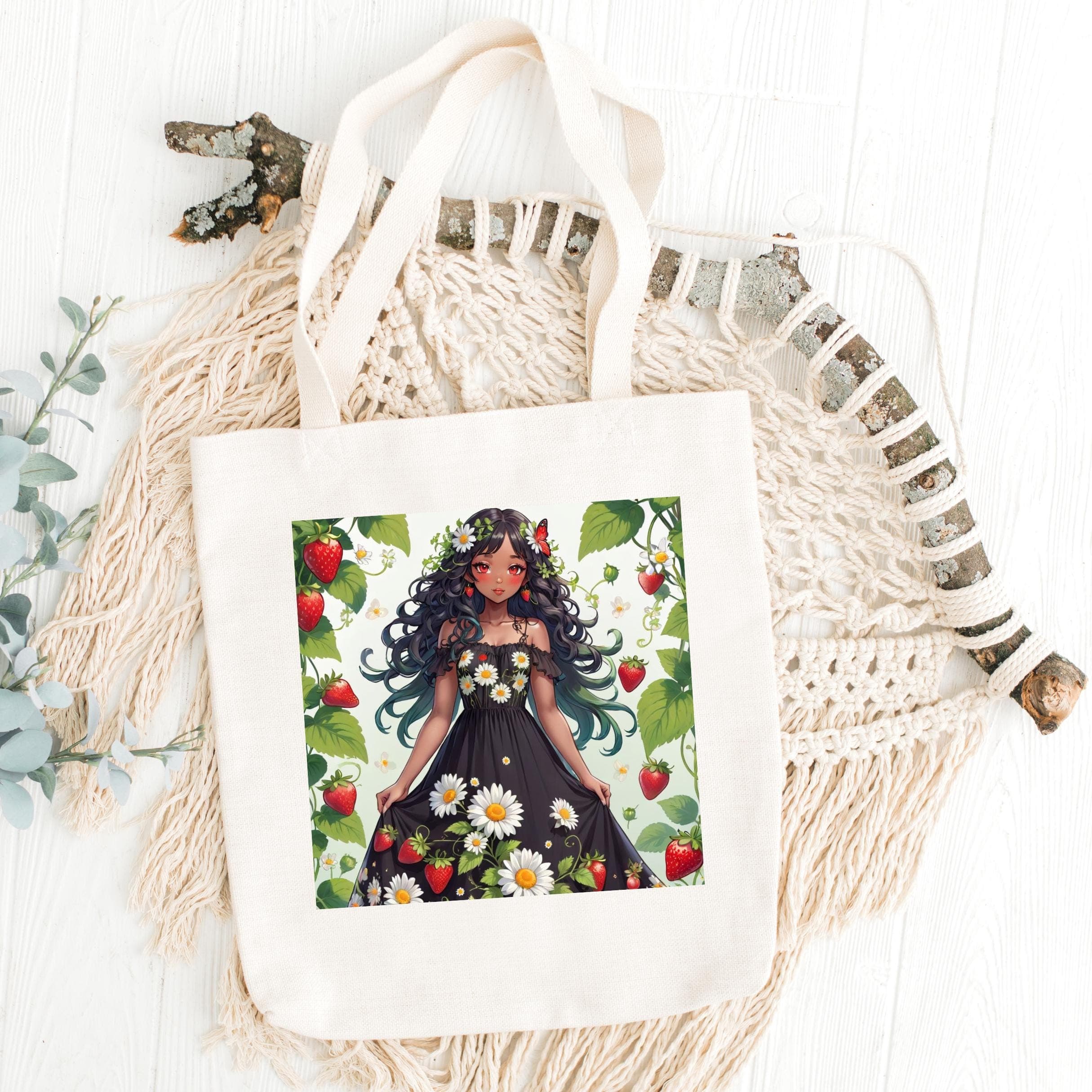 Spring Garden Fairy Sticker: Floral Woman Illustration (Digital Download) - image 4