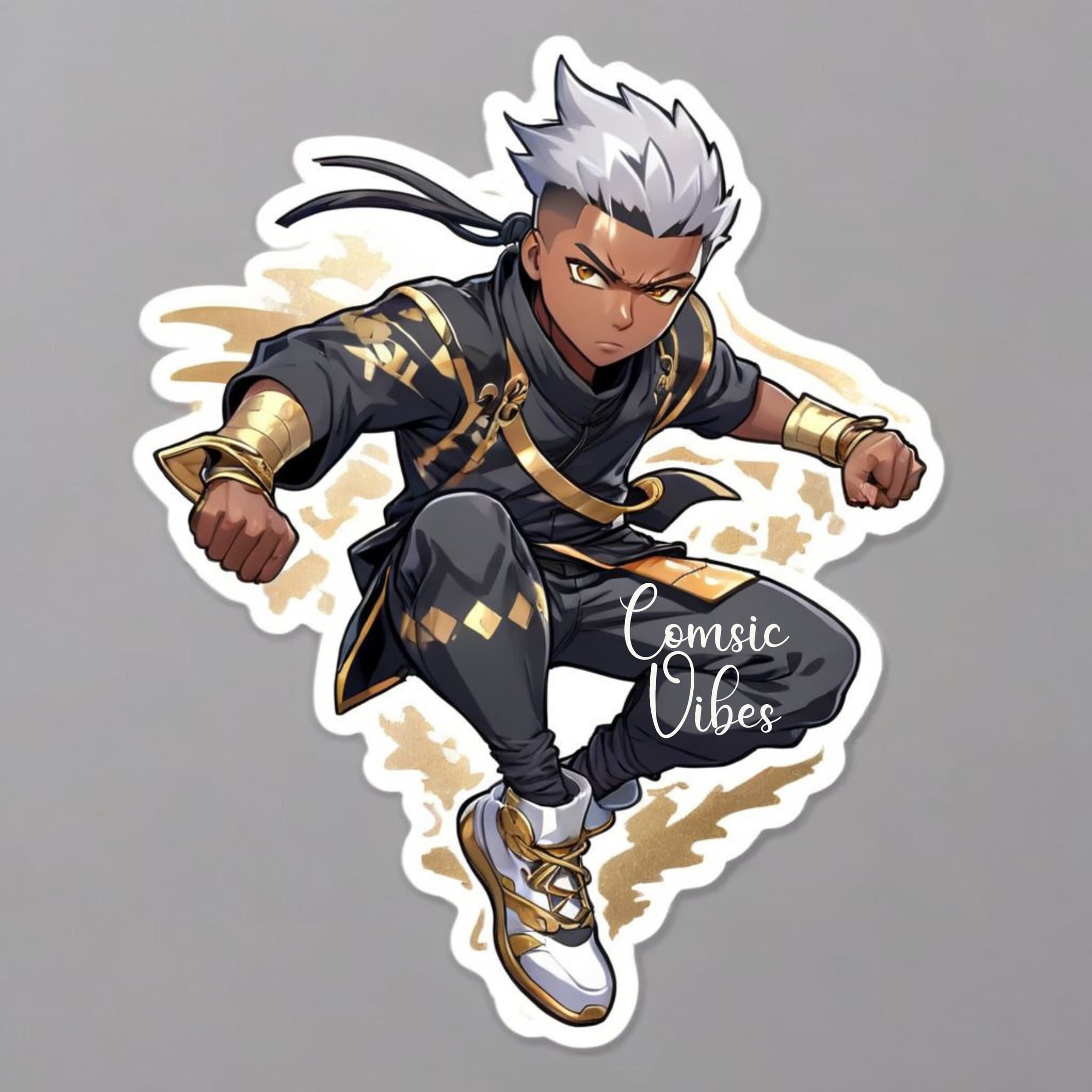 Anime Ninja Sticker Magnet
