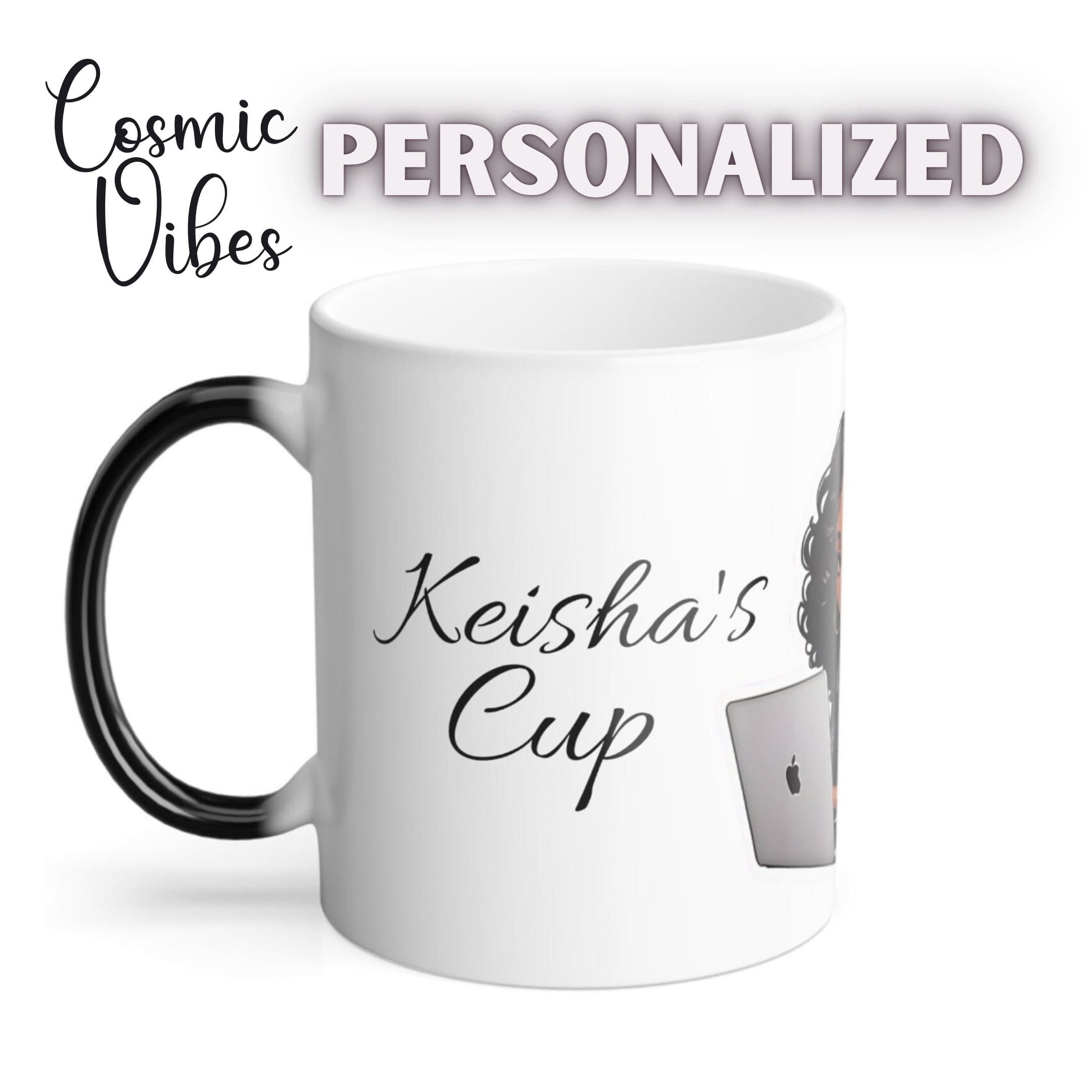 Personalized Boss Lady Color Morphing Mug: Black Excellence Gift - image 3
