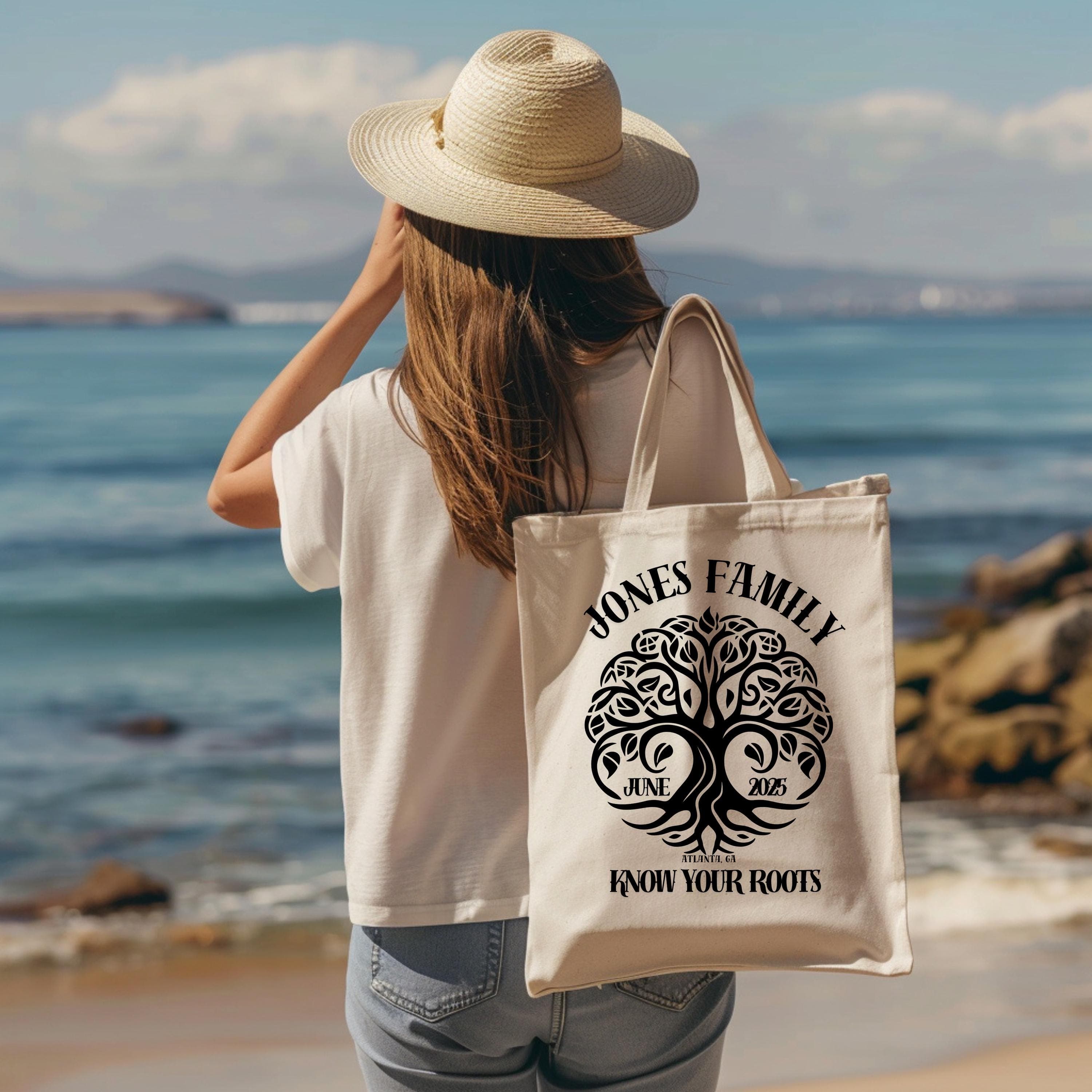 Personalized Family Tree Tote Bag: Custom Reunion Gift - image 2