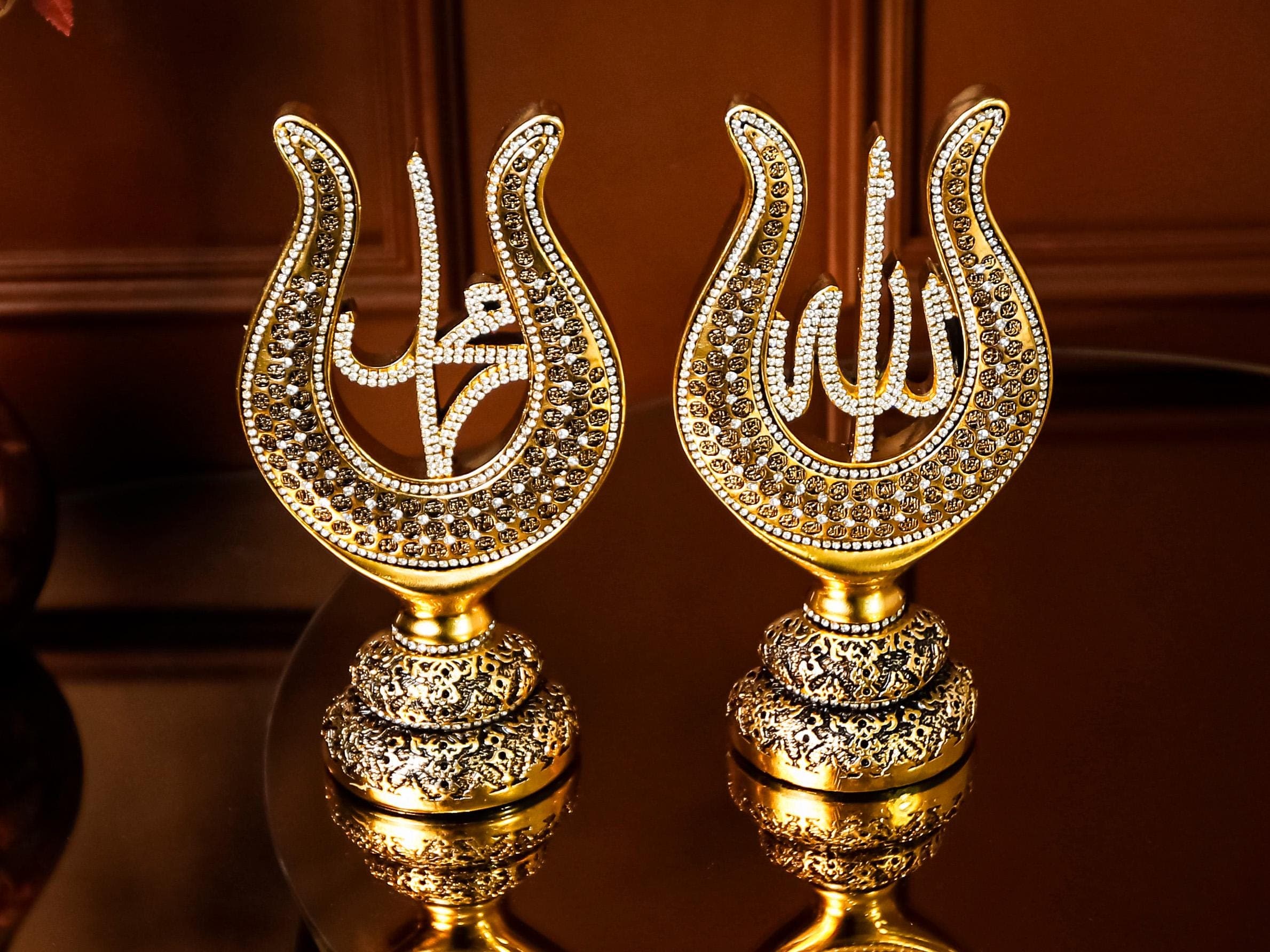 99 Names of Allah Art, Allah Mohammad Decor, Islamic Artwork, Arabic Calligraphy, Islamic Presents, Muslim Presents, Islamic Home Decor Set