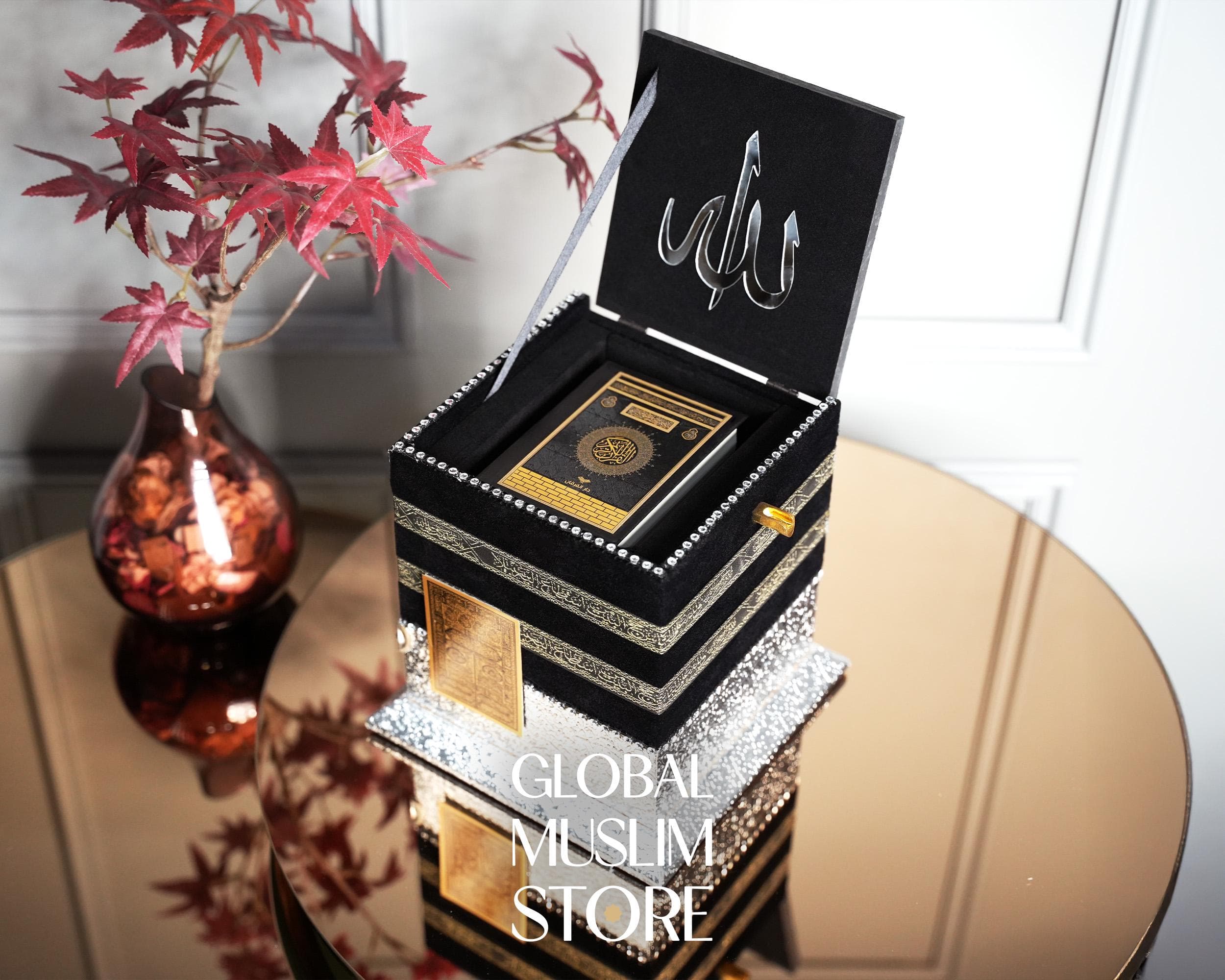 Kaaba Model With Quran | Kaaba Figurine with Quran Gift | Islamic Home Office Decor | Kaaba Replica | Islamic Gift | Muslim Gift - image 3