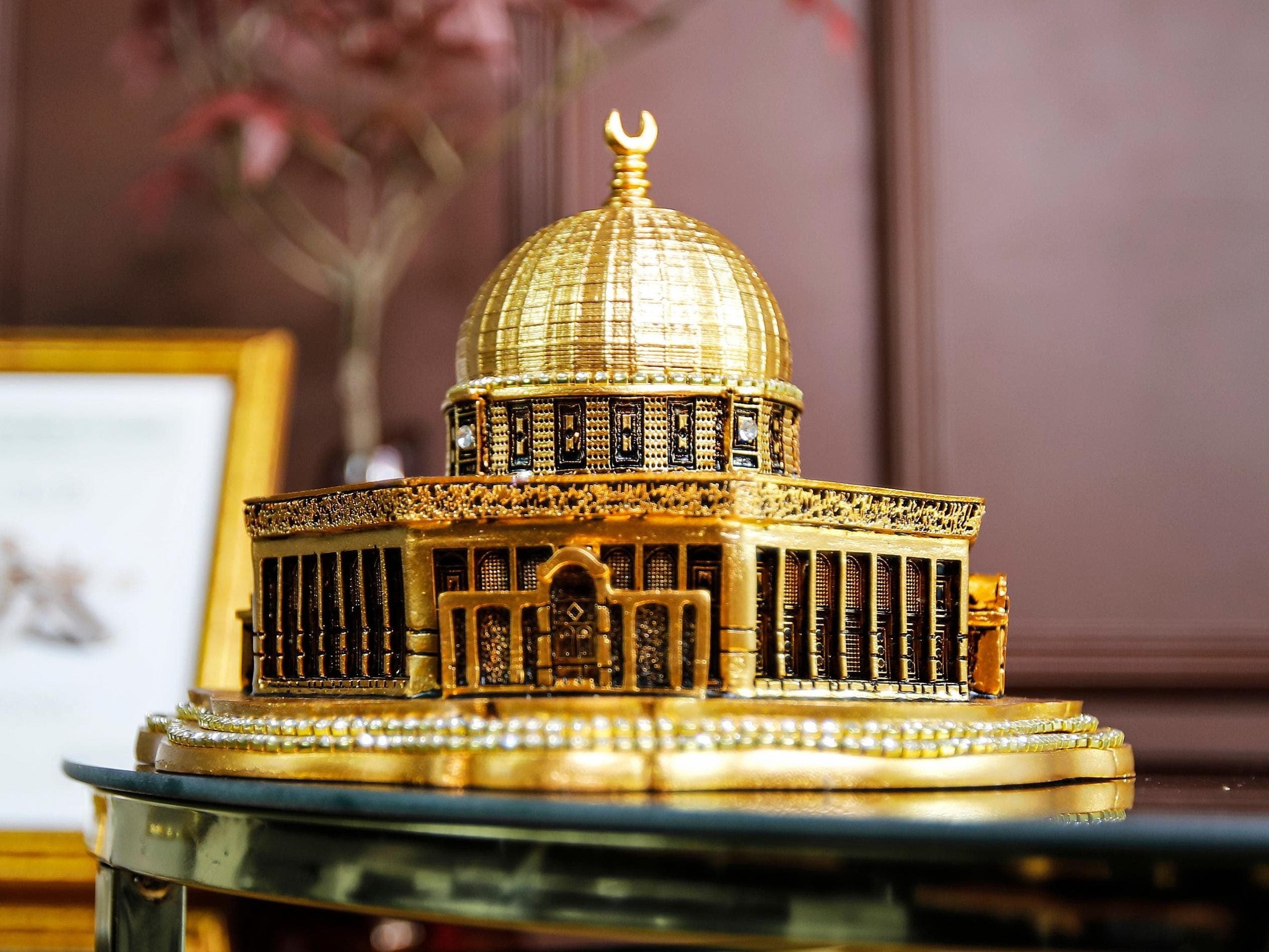 Masjid El Aqsa, Al Aqsa Mosque Art Decor Trinket, Mosque, Muslim Gift, Free Palestine, Palestine Figurine, Modern İslamic Art, İslamic Decor