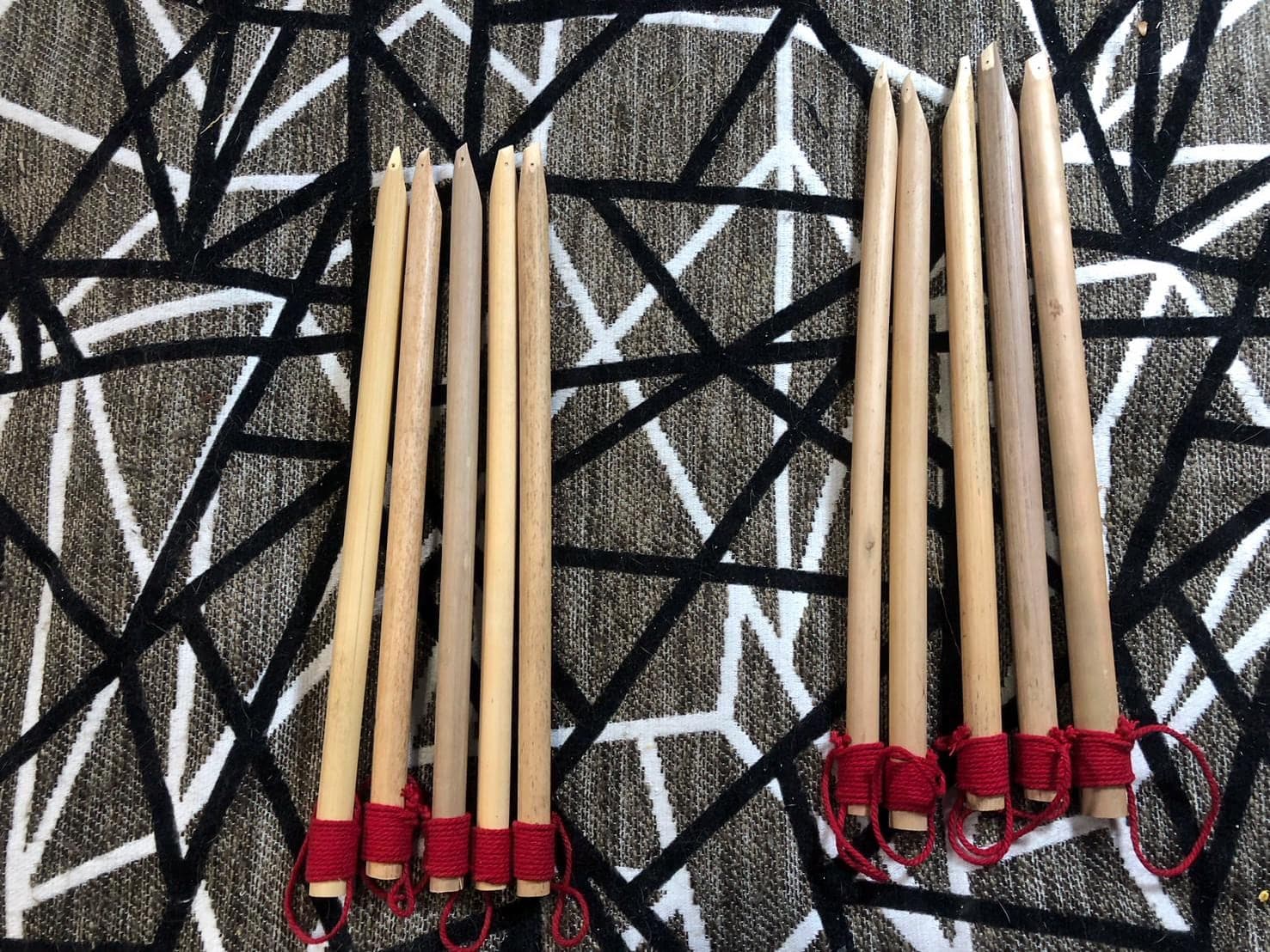 Handcrafted Calligraphy Pen, sized 1-5 mm, made from bamboo, available in two sets.