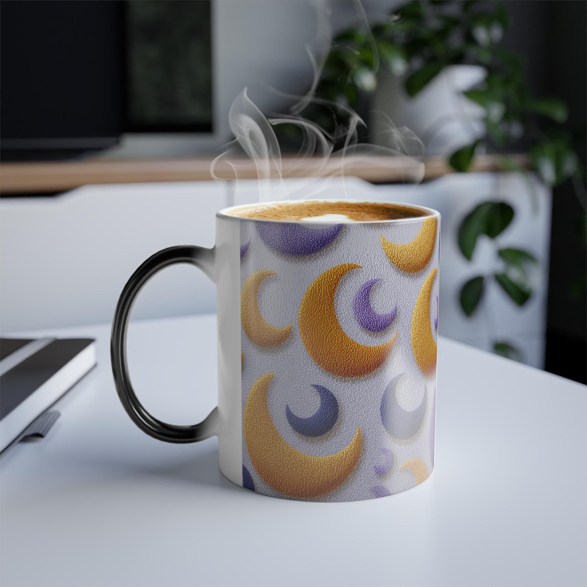 Ramadan & Eid Mug, Color Morphing Mug, 11oz Islamic Festive Gift Colorful Heat Sensitive Coffee Lover Ramzan Mug Tea