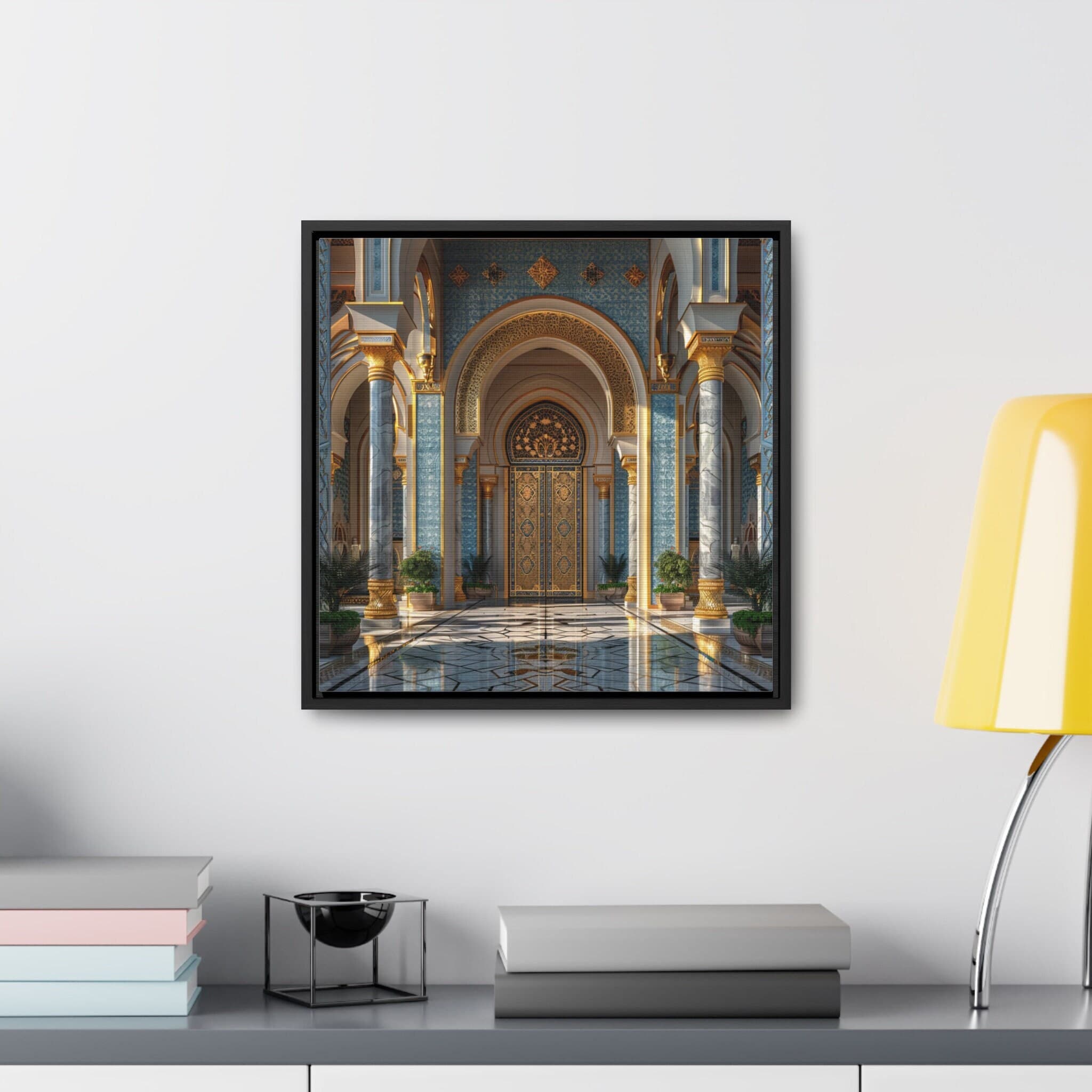 Moroccan Style Palace Art Painting, Digital Download Only, Mughal Morocco Afghan Pakistani Indian Subcontinent Persian Wall Print