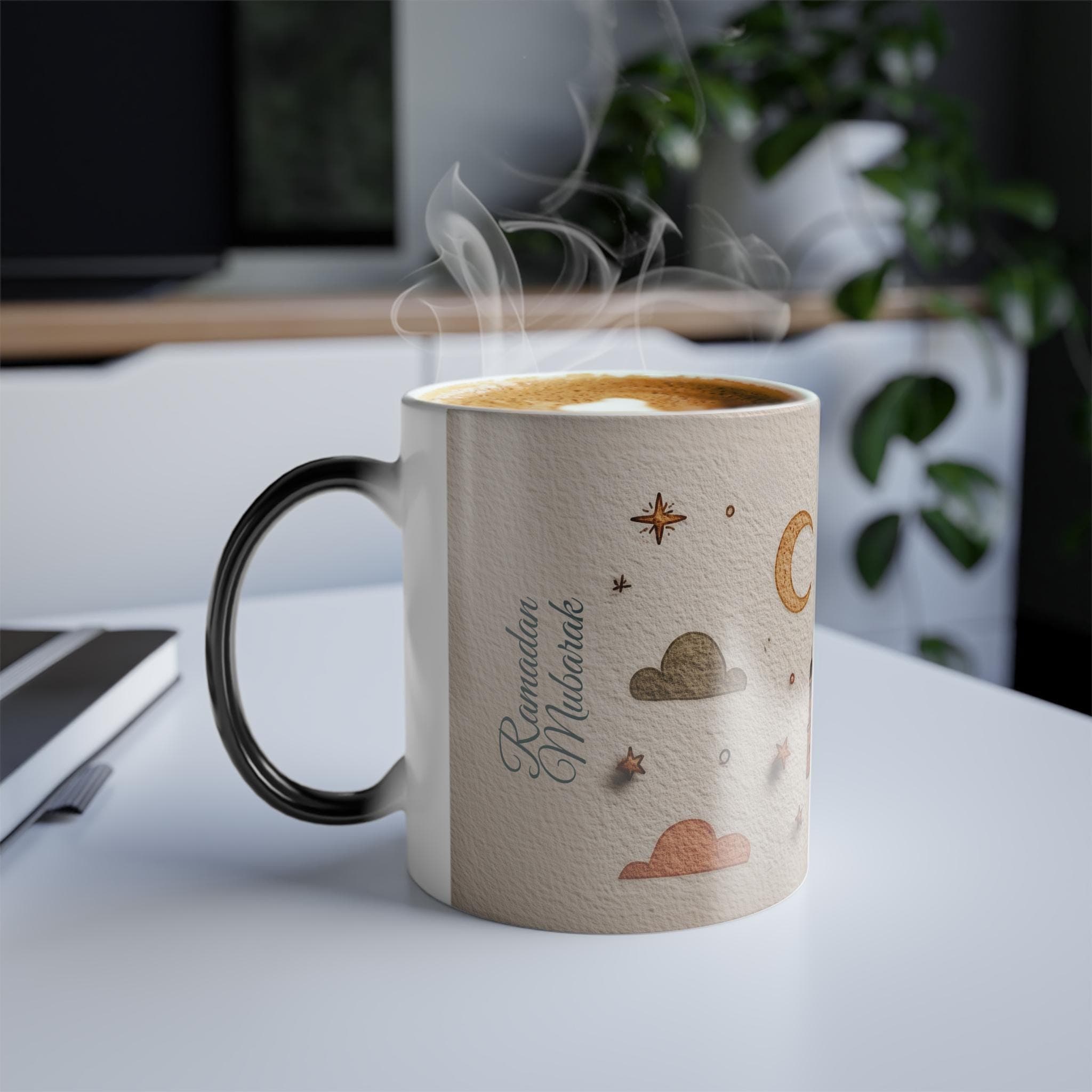 Custom Ramadan & Eid Mug, Color Morphing Mug, 11oz Islamic Festive Gift Colorful Heat Sensitive Coffee Lover Ramzan Personalized Mug Tea