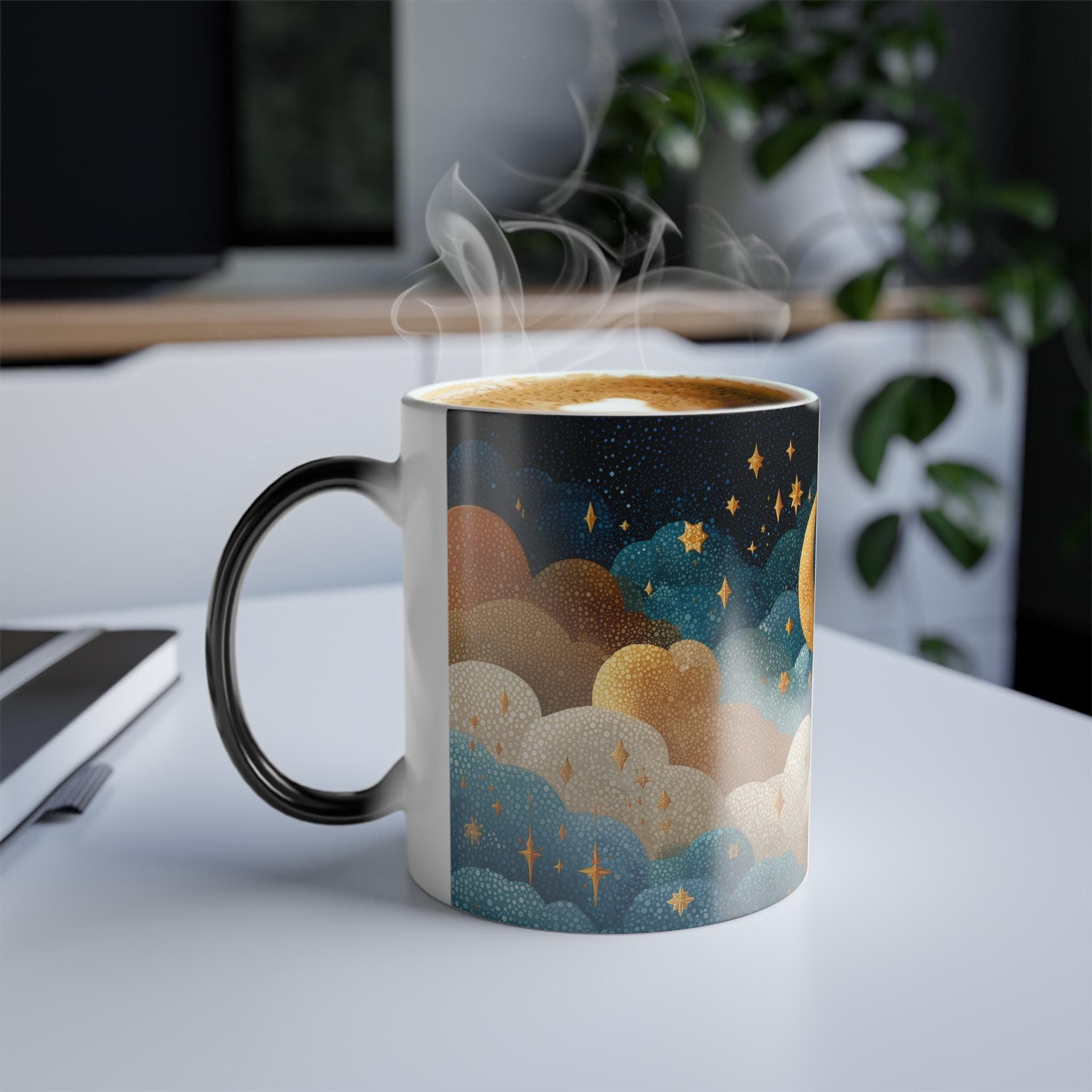 Ramadan & Eid Mug, Color Morphing Mug, 11oz Islamic Festive Gift Colorful Heat Sensitive Coffee Lover Ramzan Mug Tea