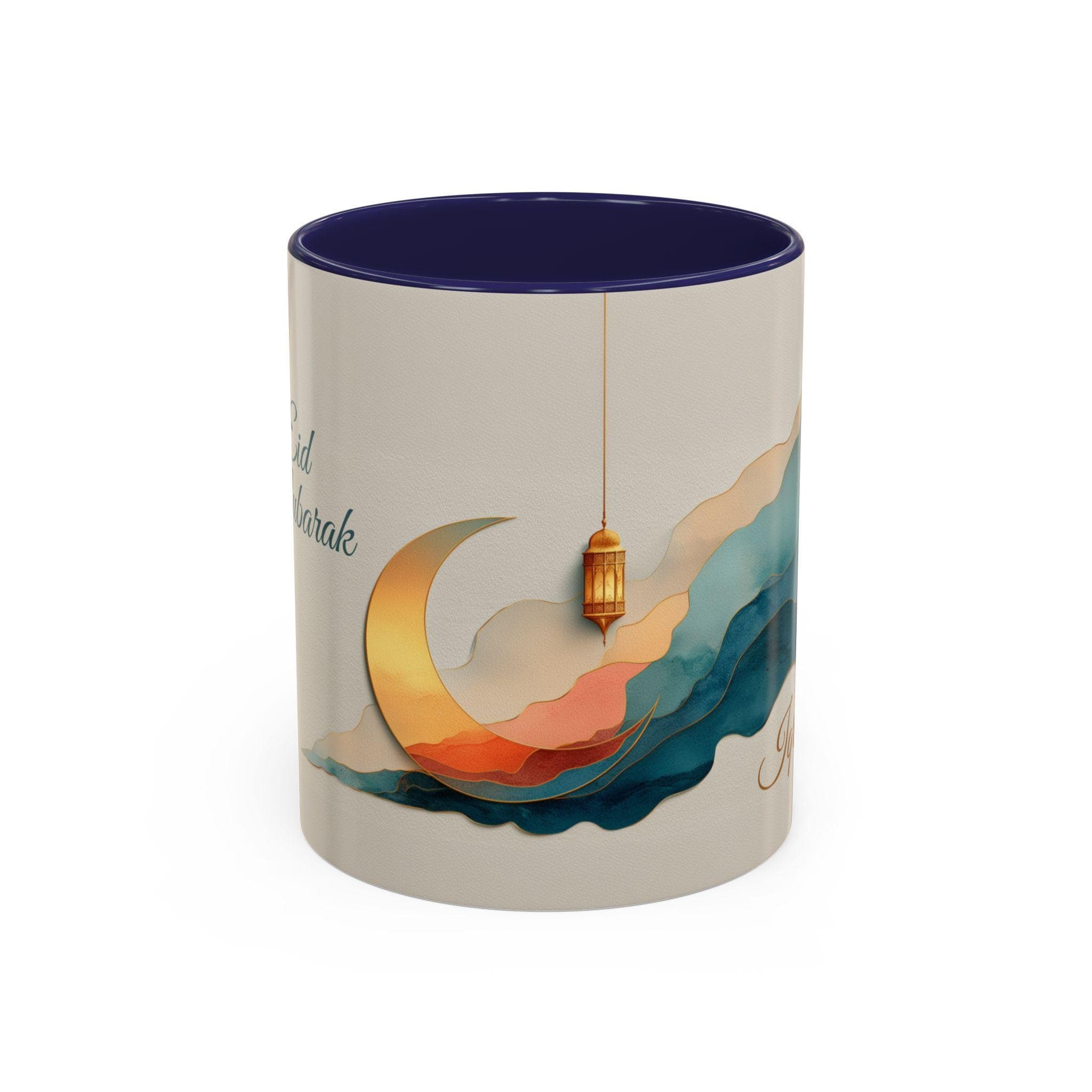 Custom Ramadan & Eid Mug, Accent Coffee Mug (11, 15oz) Islamic Festive Gift Colorful Coffee Lover Ramzan Personalized Mug Tea Cup Eid Fitr