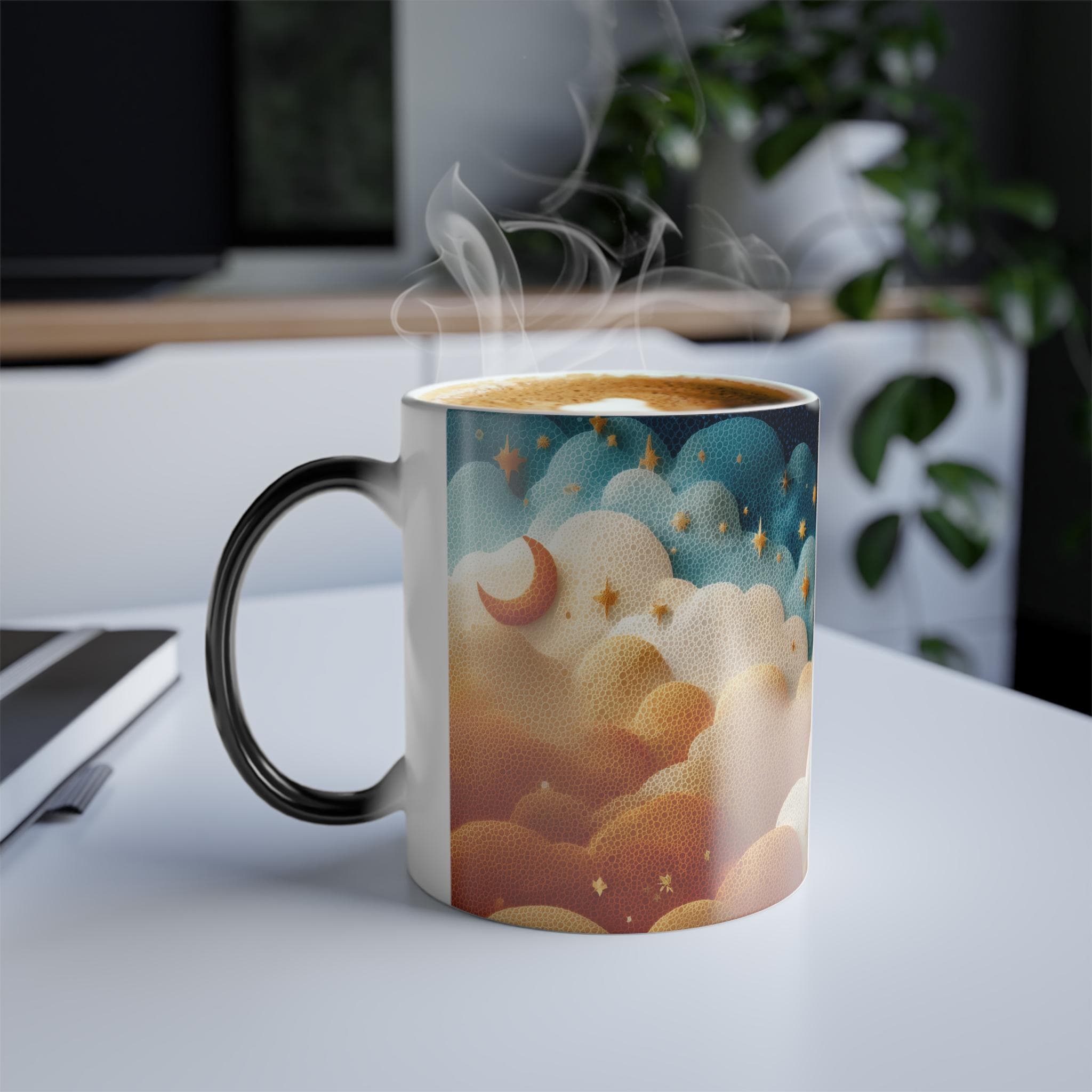 Ramadan & Eid Mug, Color Morphing Mug, 11oz Islamic Festive Gift Colorful Heat Sensitive Coffee Lover Ramzan Mug Tea