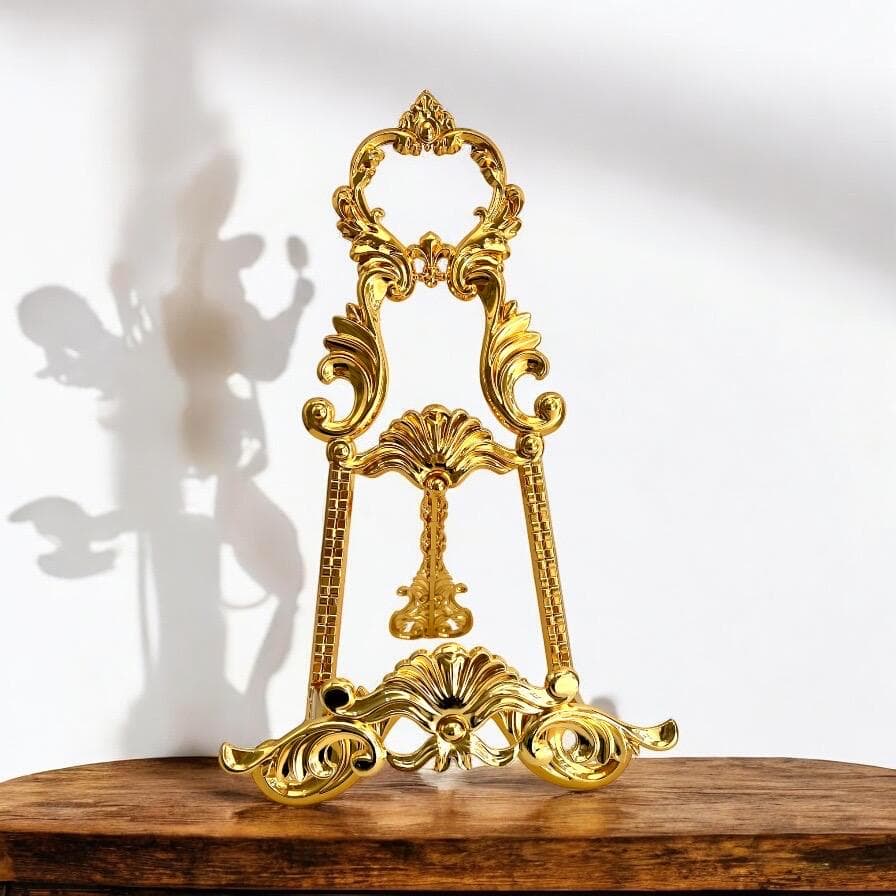 Foldable Metal Easel Stand: Gold or Silver Wedding Decor - image 5