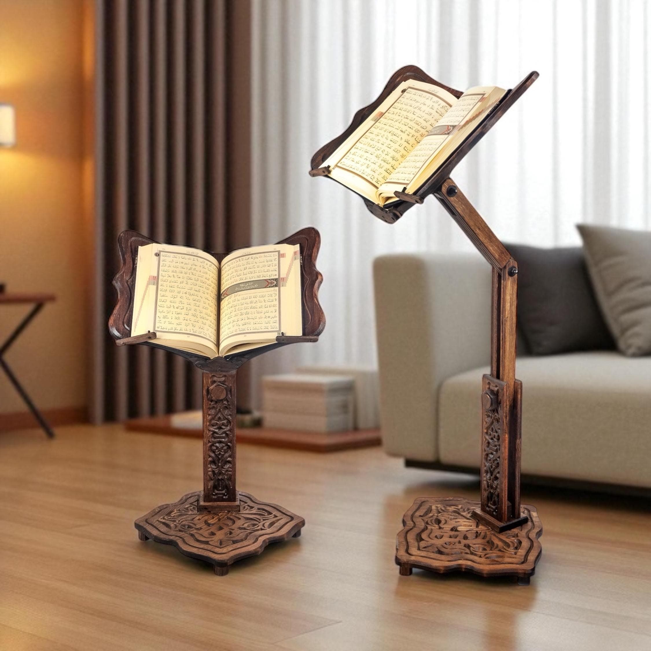 Personalization Height Adjustable Lectern: Quran, Bible, Torah, Book Stand - Islamic Gifts , Eid Gifts
