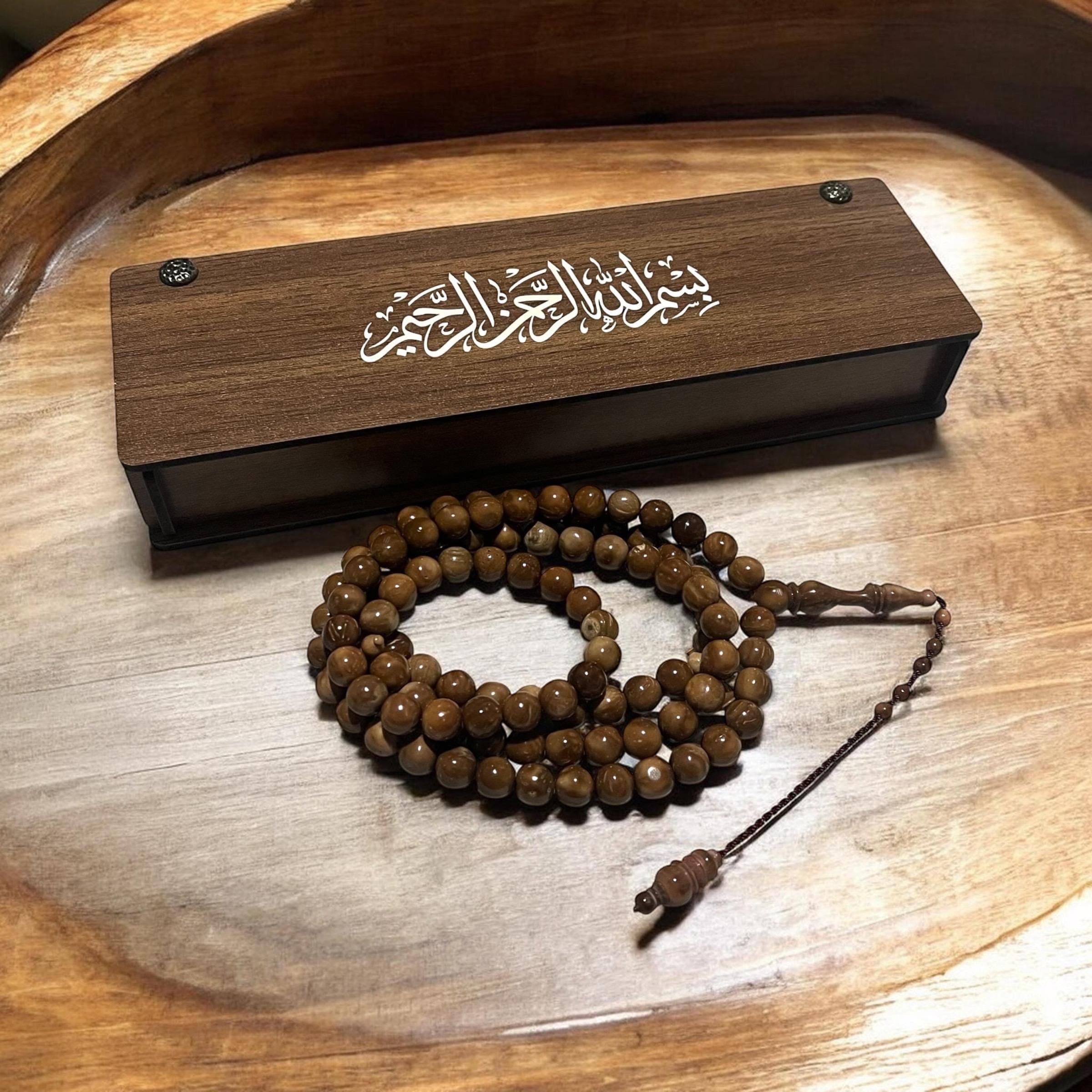 Kuka Wood Tasbih Prayer Beads | 99 Beads Islamic Dhikr Meditation - image 3