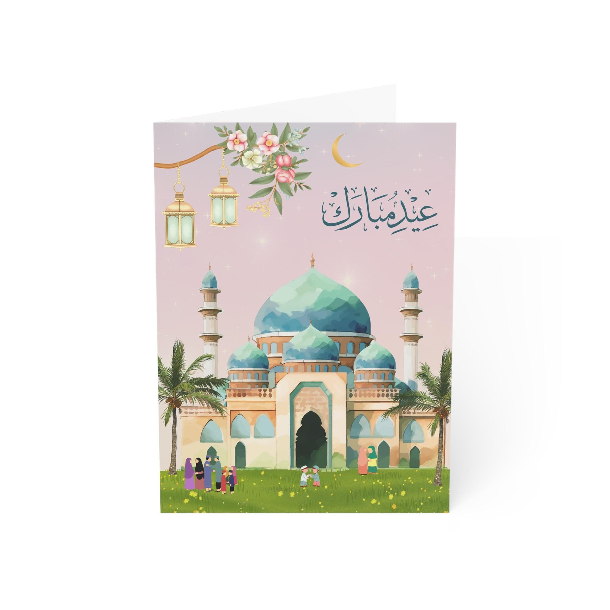 Eid Mubarak Greeting Card, Islamic Holiday Card, Islamic Greeting Card, Eid ul Fitr Greeting Card - image 4