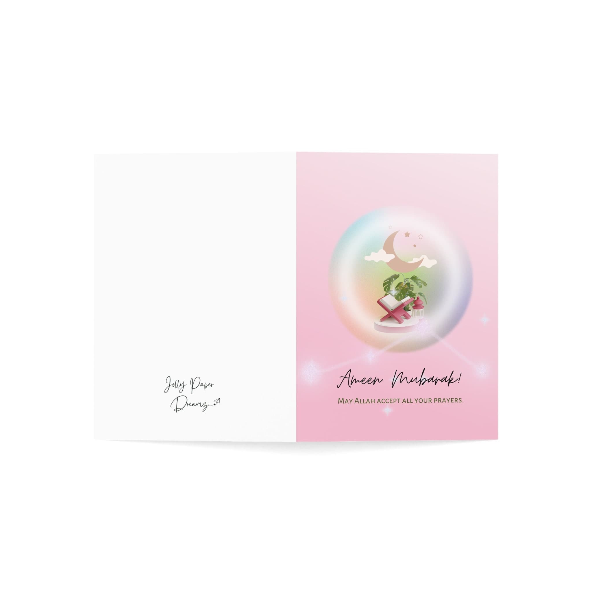Ameen Mubarak Greeting Card, Muslim Celebration - image 4