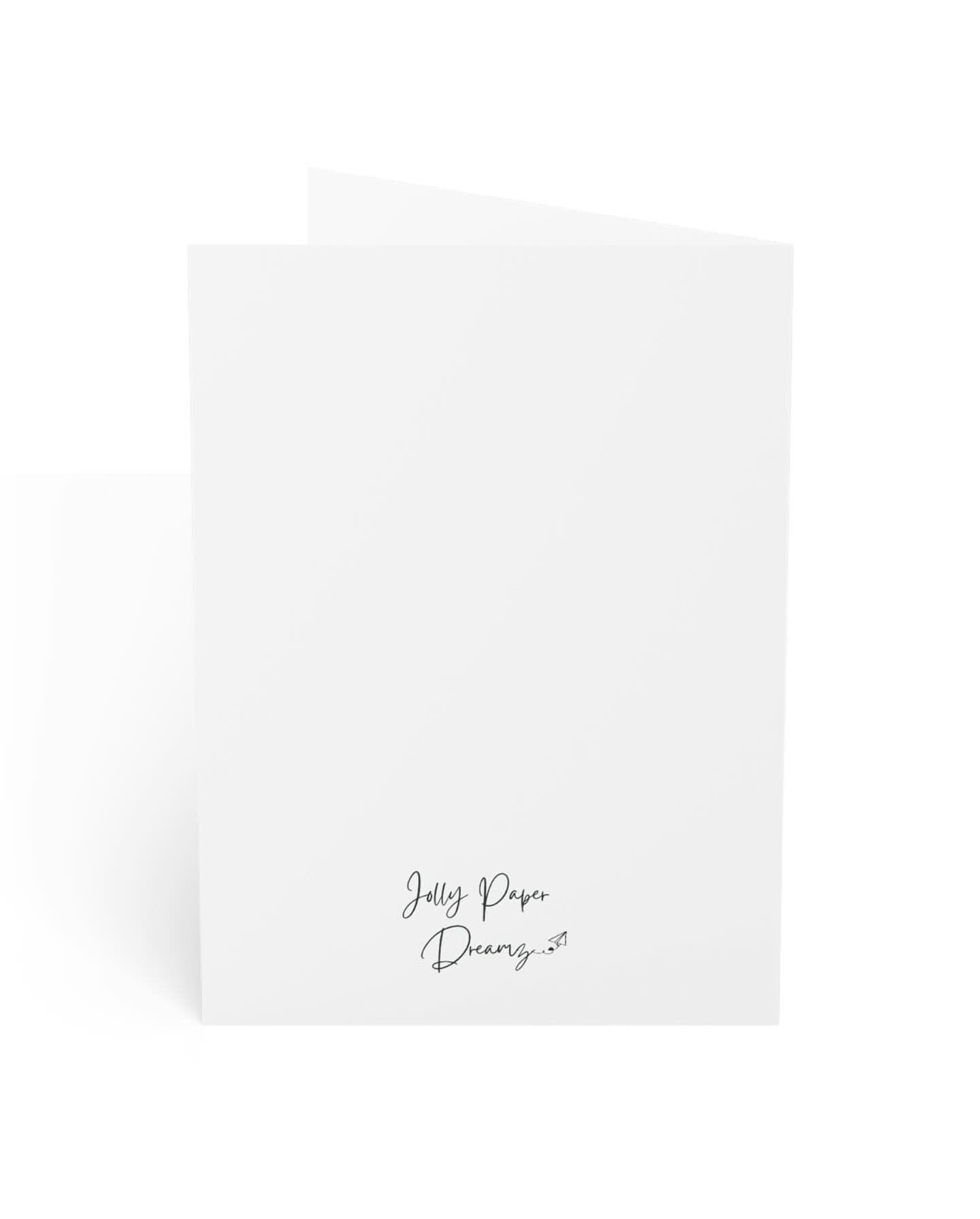Floral 40th Birthday Card, Cheers to Forty, Personalized Greeting - image 5