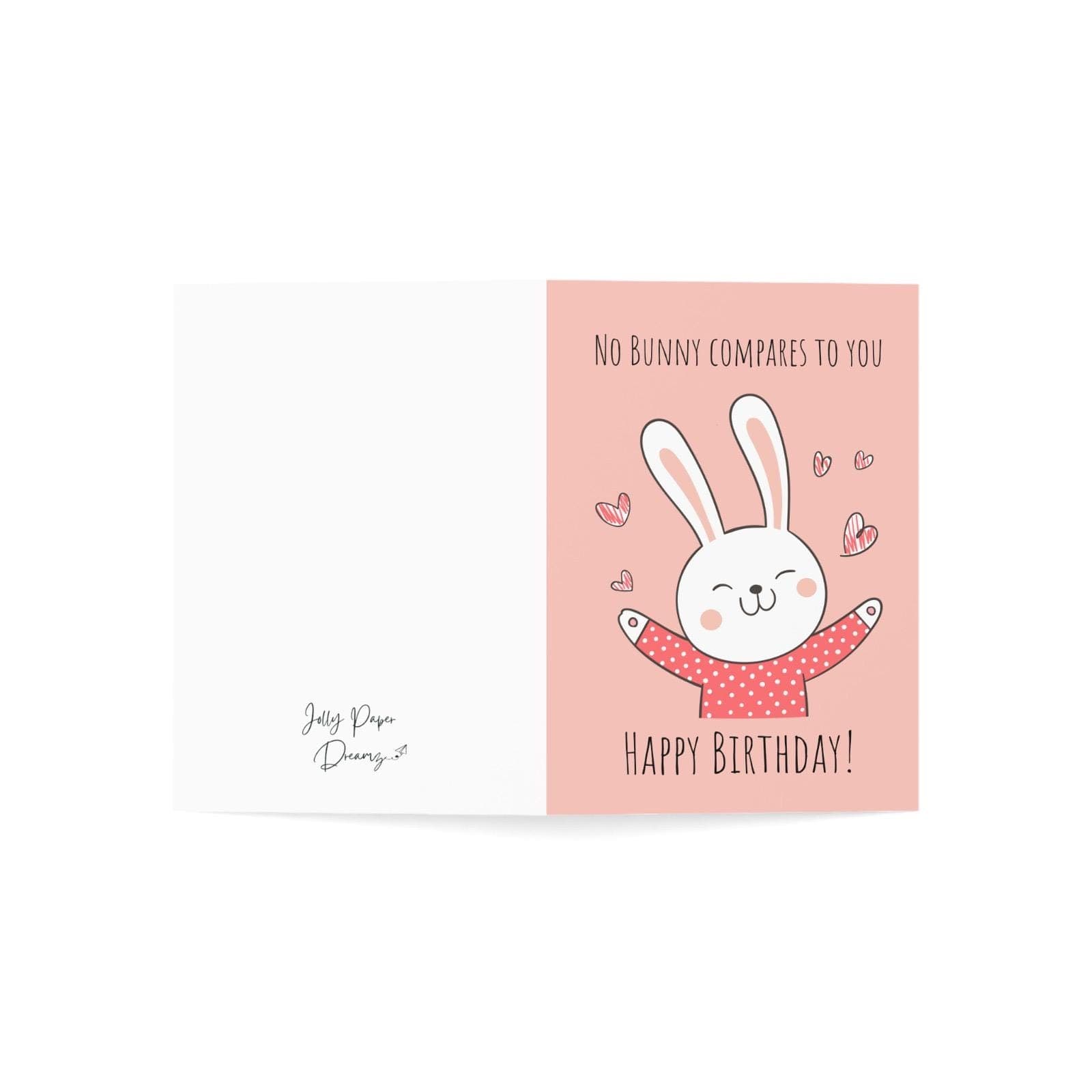 Funny Bunny Birthday Card, Rabbit Pun Design - image 3