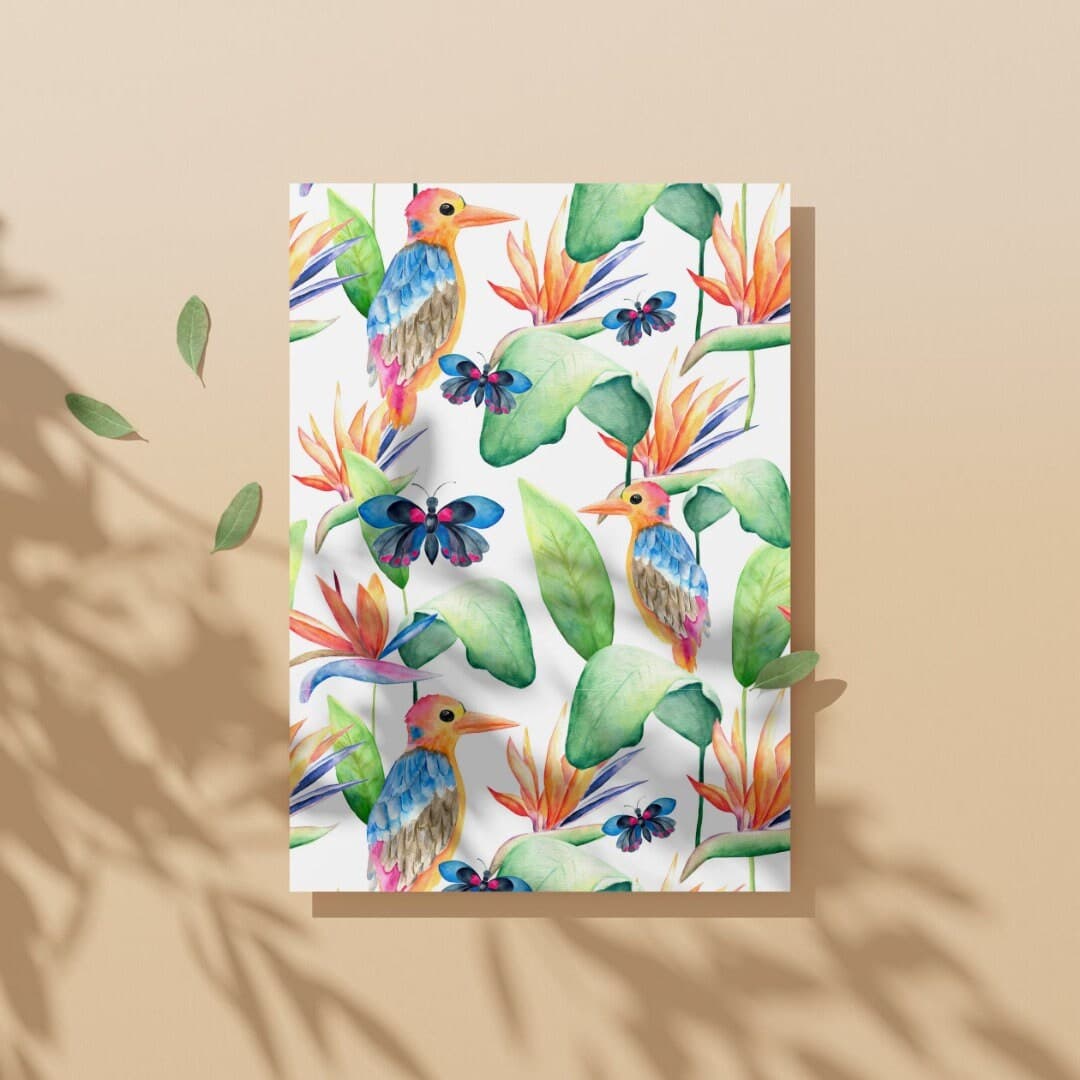 Bird Theme Blank Cards, Set of 5 - image 4