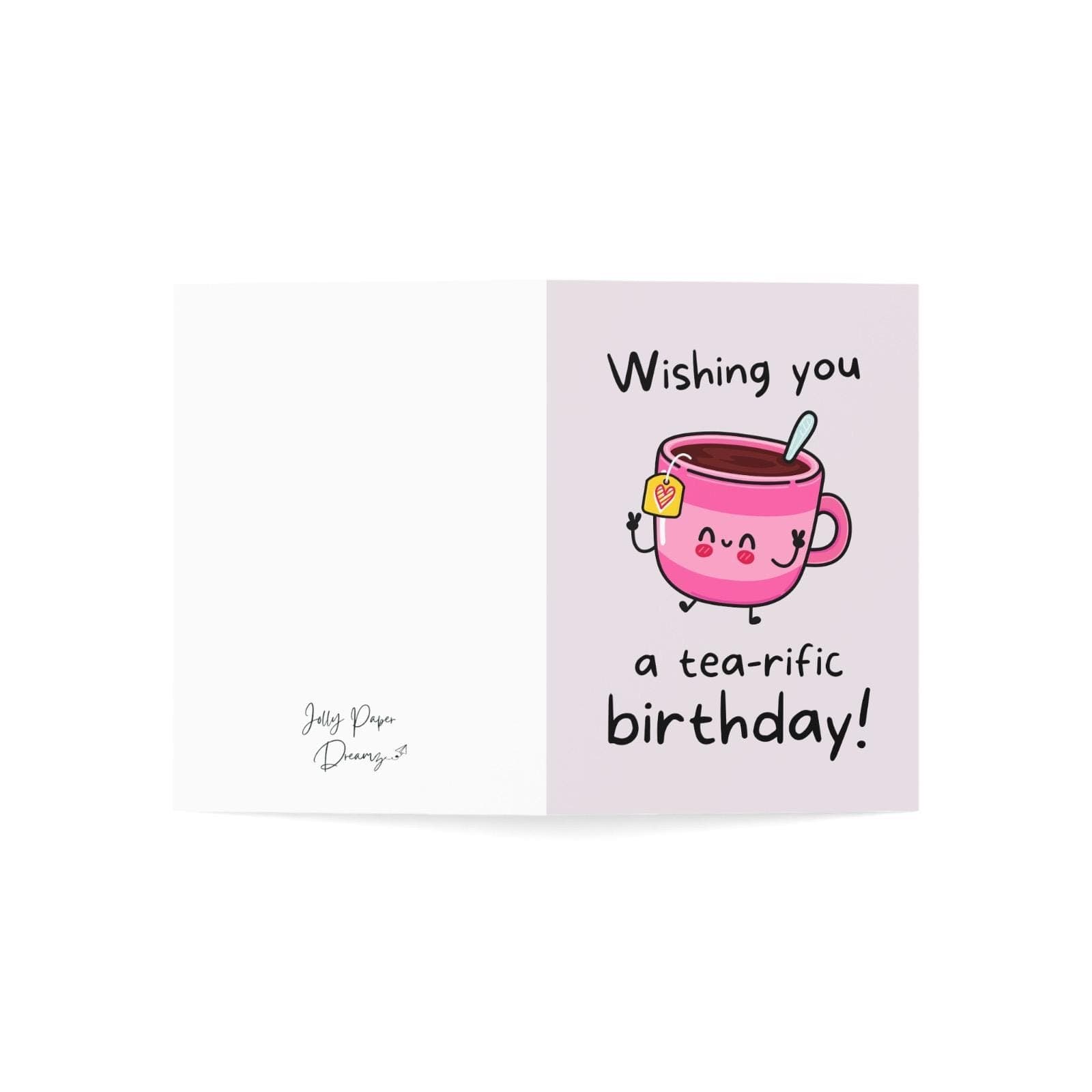 Funny Tea Birthday Card, Pun Greeting Card - image 5