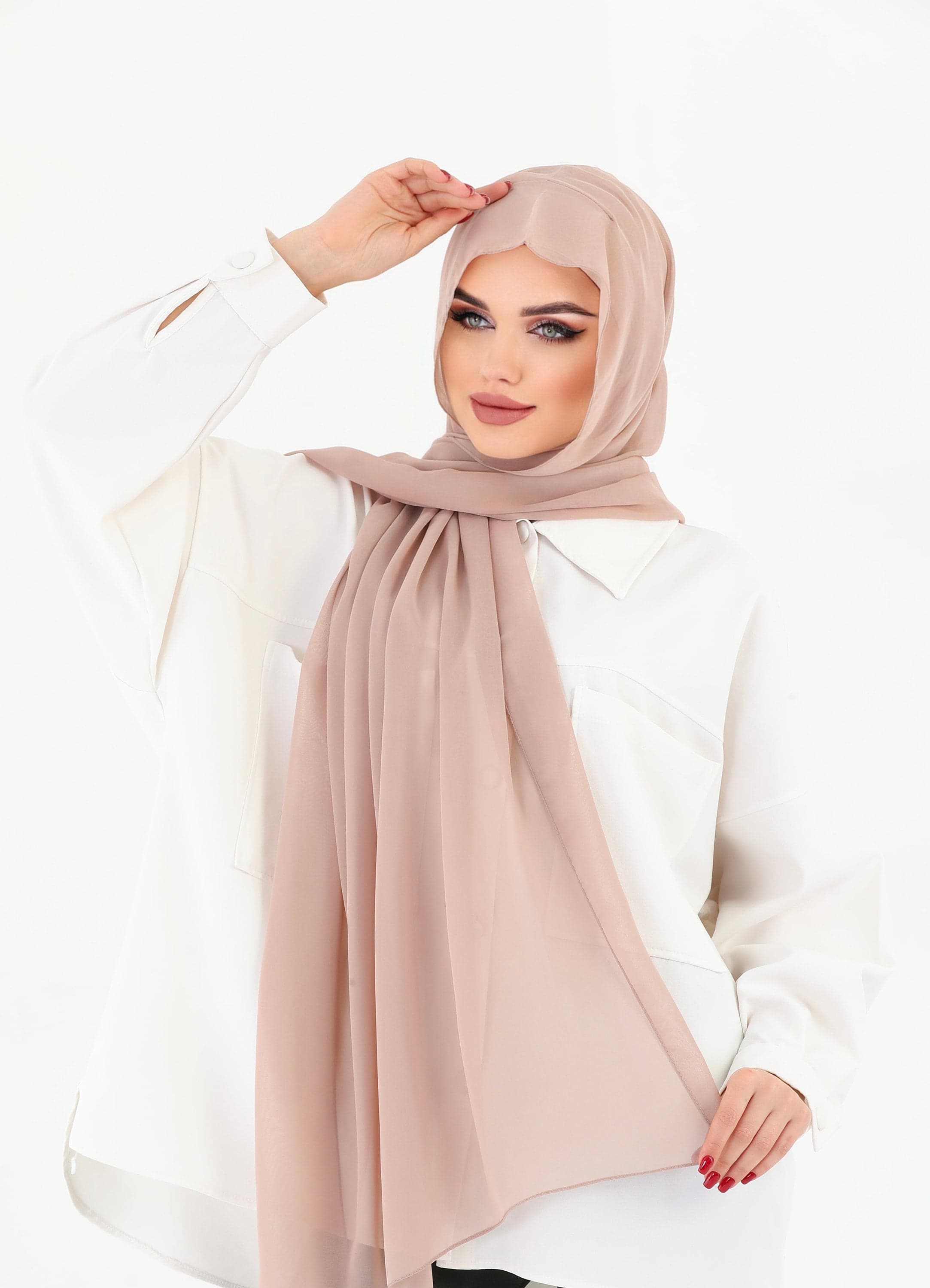 Buy 2 Get 1 FREE, Instant Chiffon Hijab, Ready to Wear, Cotton Under Scarf (70x170 cm) - image 3