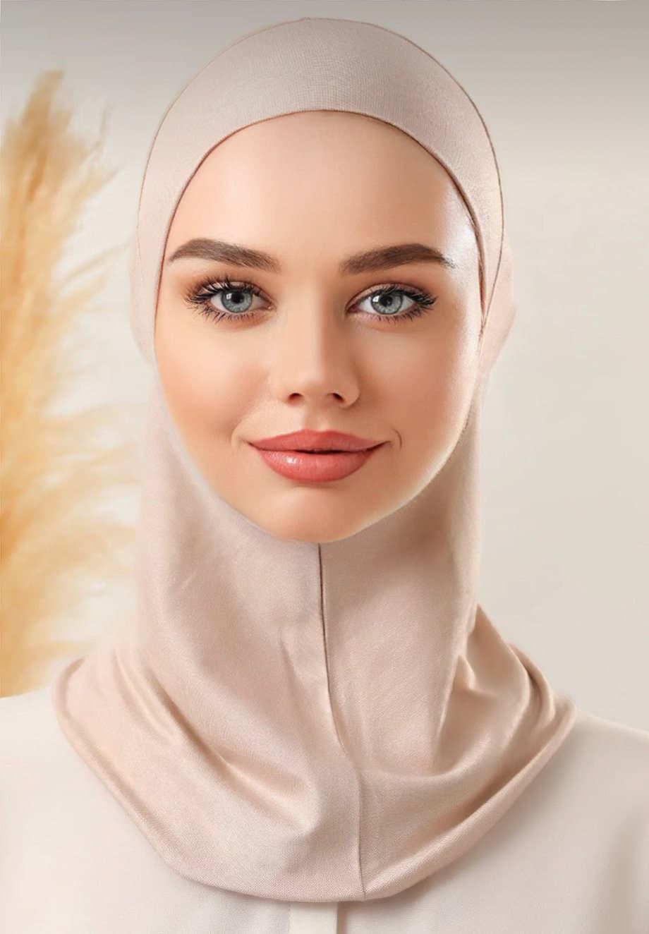 Buy 2 Set Get 1 FREE !, Cap Under Hijab, ninja under hijab, head wrap cap, neck cover cap Hijab, arm sleeves, hijab clips, pins, under cap - image 4