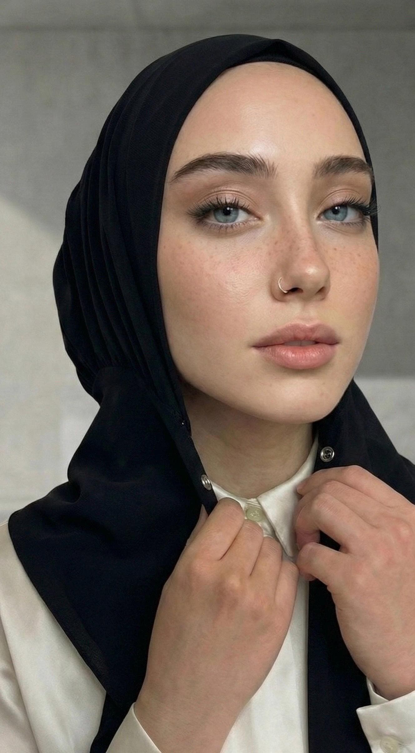 Instant Sandy Hijab: Polyester Blend, Ready to Wear Wrap