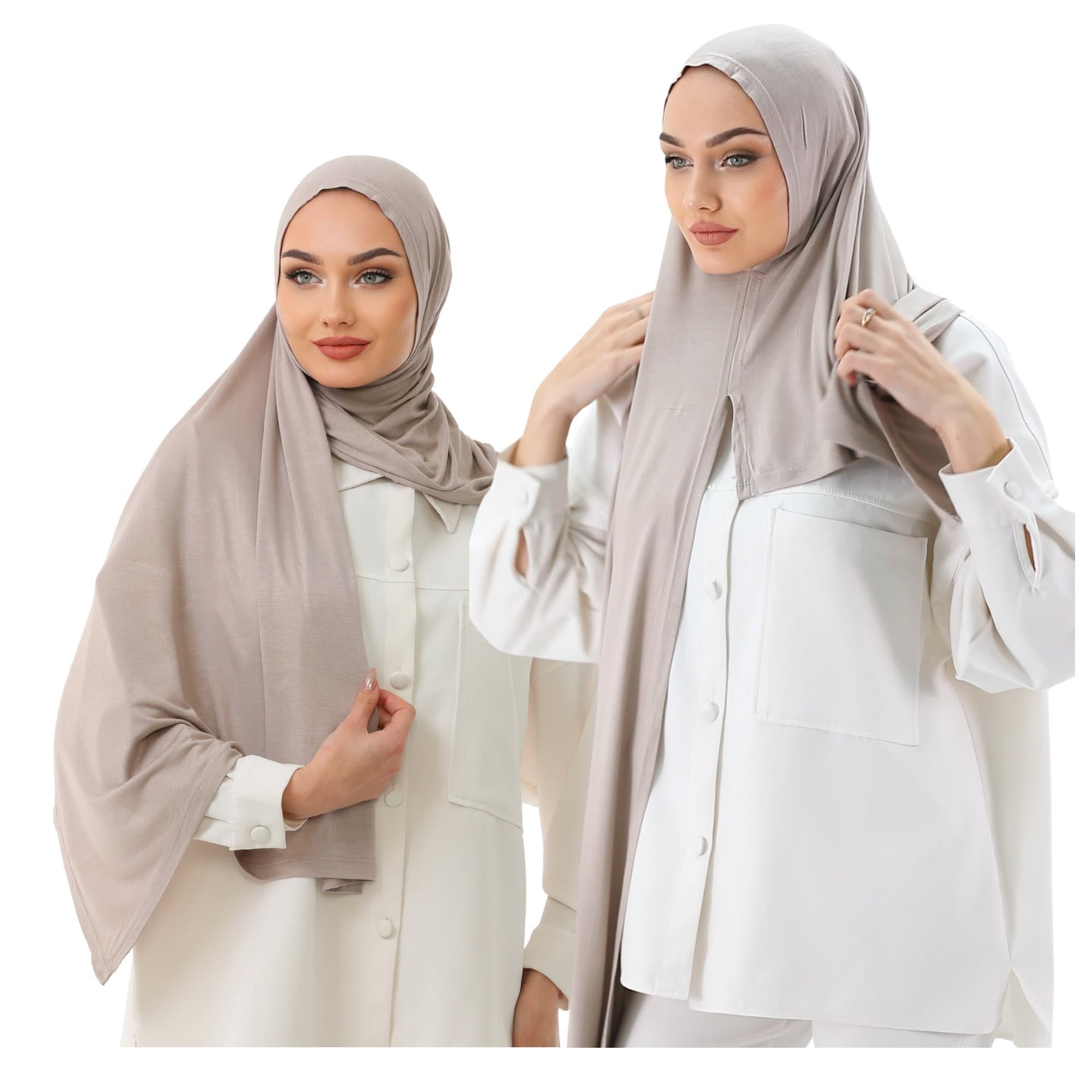 Buy 2 Get 1 FREE, Instant Jersey Hijab, Ready to Wear Scarf, Soft Viscose Lycra