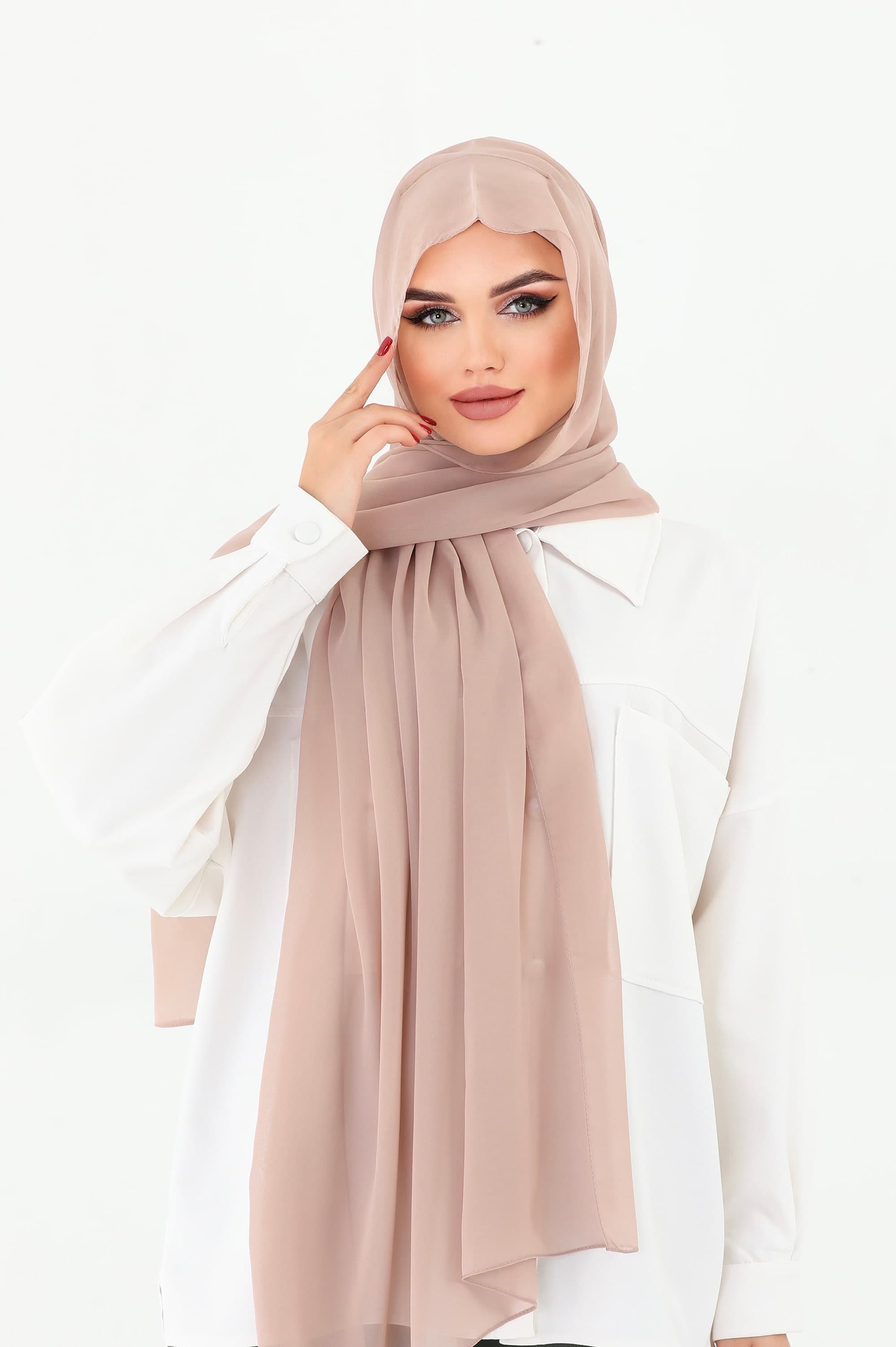 Buy 2 Get 1 FREE, Instant Chiffon Hijab, Ready to Wear, Cotton Under Scarf (70x170 cm) - image 4