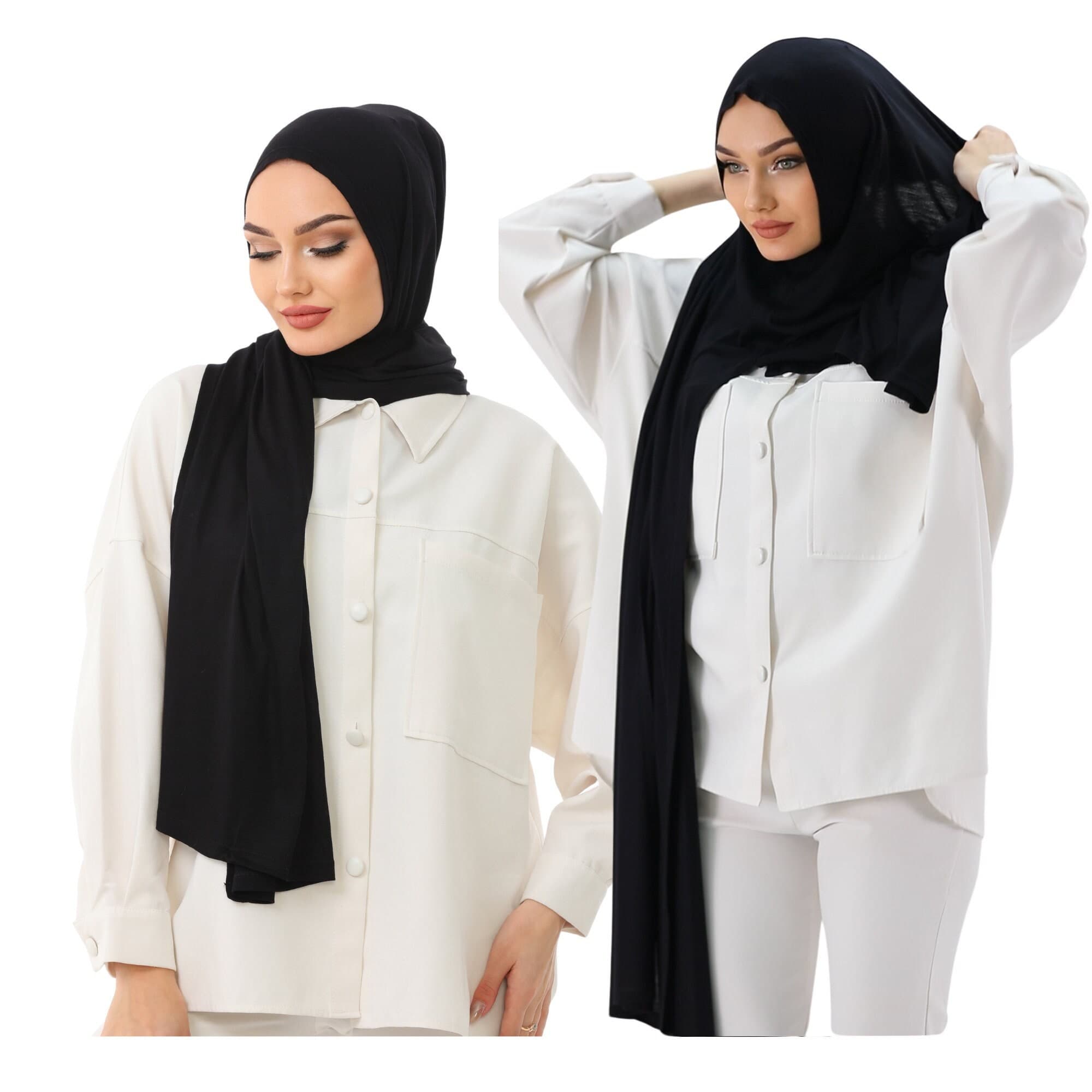 Instant Jersey Hijab: Ready to Wear Viscose Scarf
