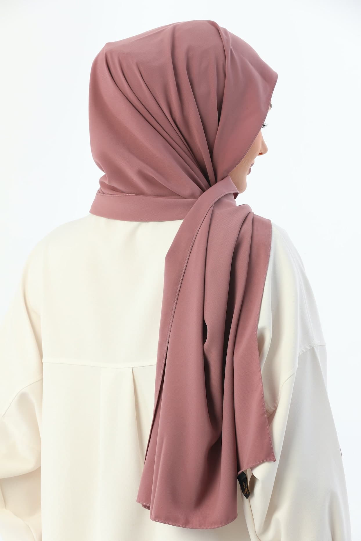 Instant Heavy Crepe Medina Hijab: Ready to Wear Wrap - image 5