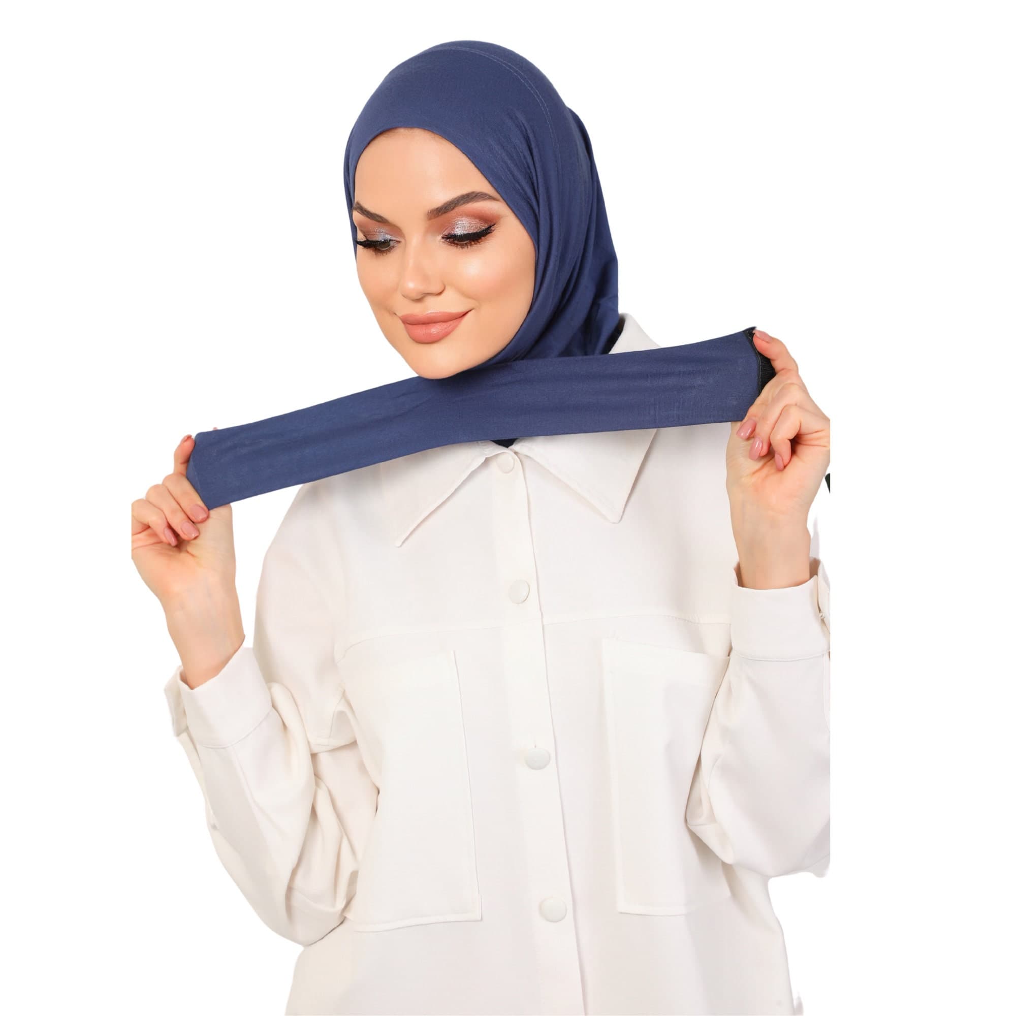 Instant Jersey Hijab: Ready to Wear Wrap Head Scarf - image 5