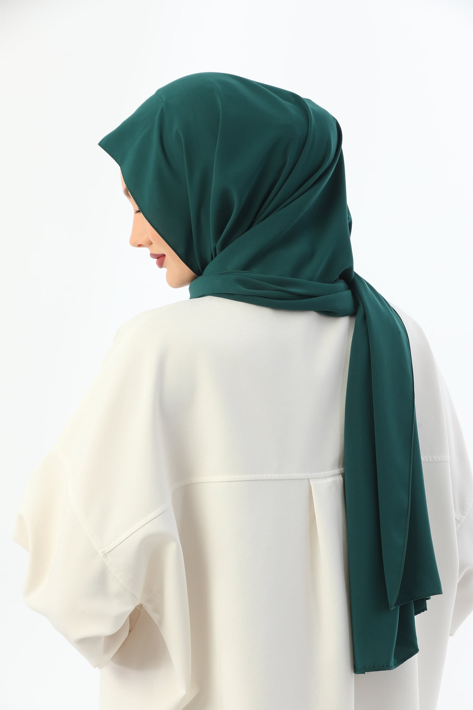 Buy 2 Get 1 FREE, Instant Medina Crepe Hijab, Ready to Wear Head Wrap - image 5
