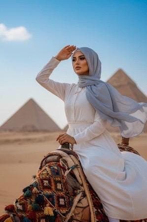 Buy 2 Get 1 FREE, Instant Chiffon Hijab, chiffon with under cap hijab, Ready to Wear Wrap, Cotton Underscarf, Beige Muslim Scarf - image 3